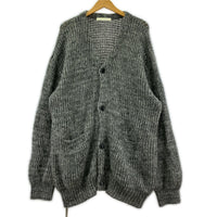 カーディガン ANEI ASTERISK CARDIGAN 5PLY AN0232 S0901 3 グレー