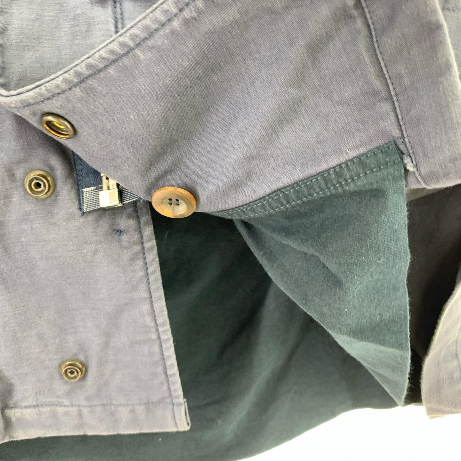 その他アウター ミリタリーベスト 紺 (XS) ネイビー