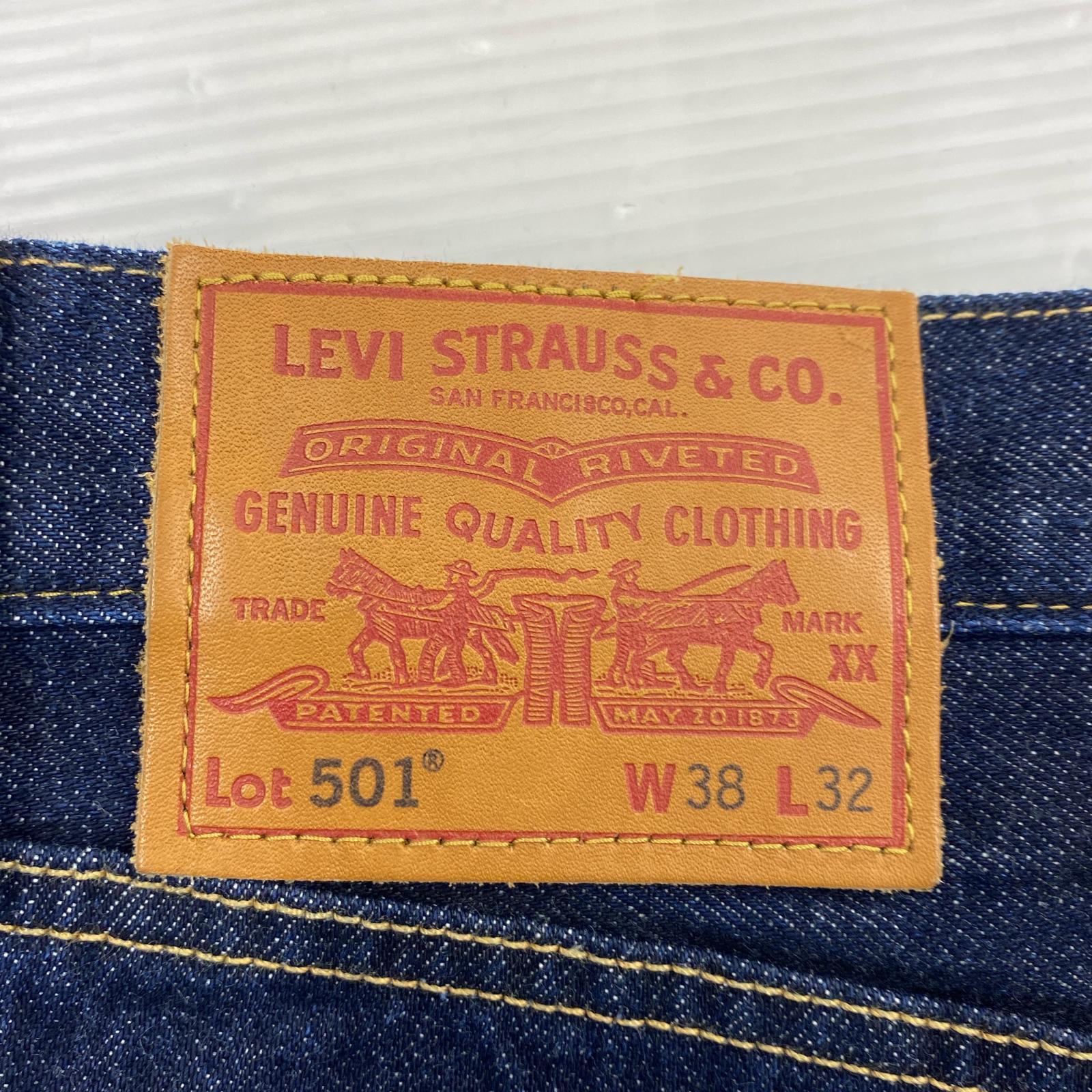 デニムパンツ Levi's AH.H 京都限定 長谷川昭雄監修 デニムパンツ 38×32 インディゴ 38