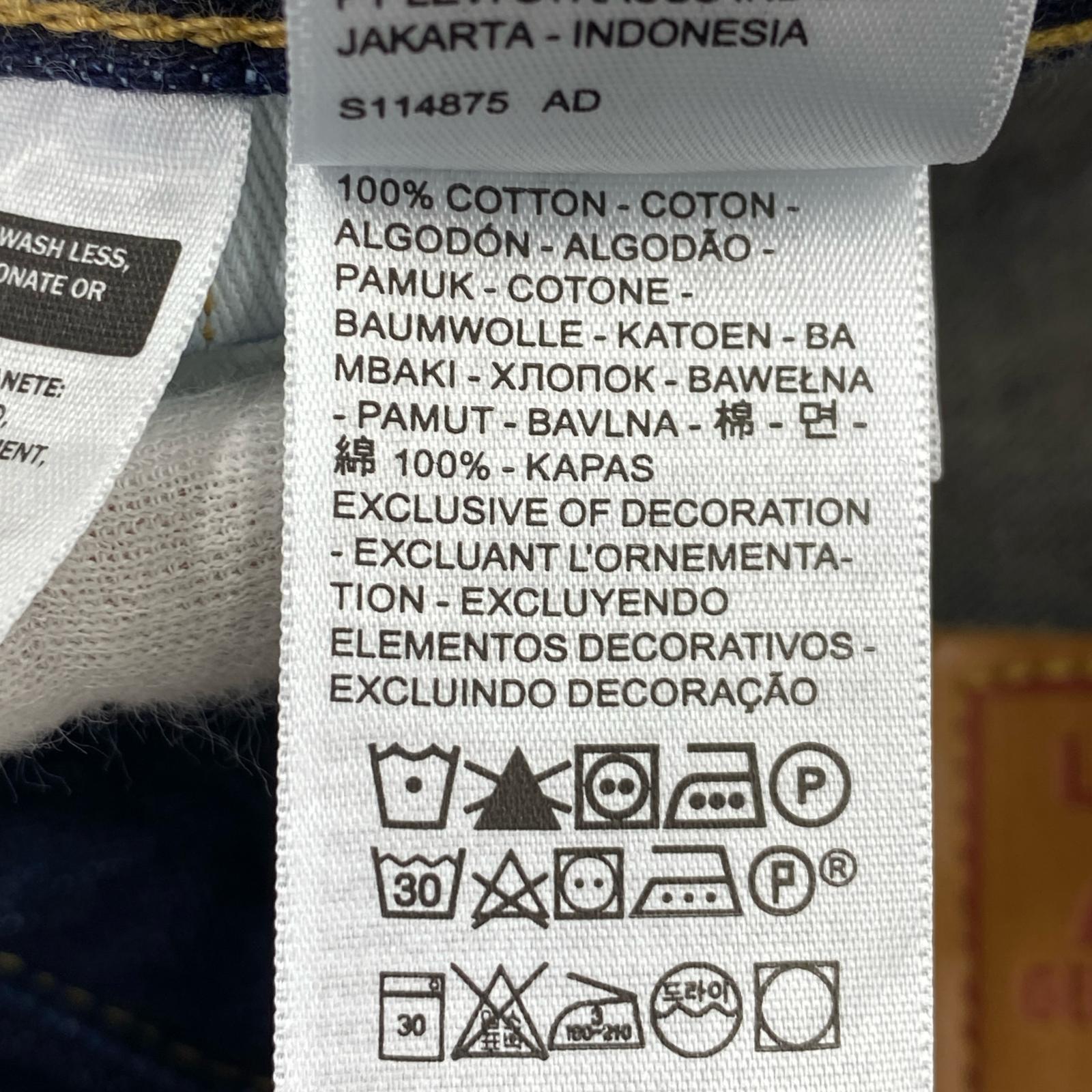 デニムパンツ Levi's AH.H 京都限定 長谷川昭雄監修 デニムパンツ 38×32 インディゴ 38