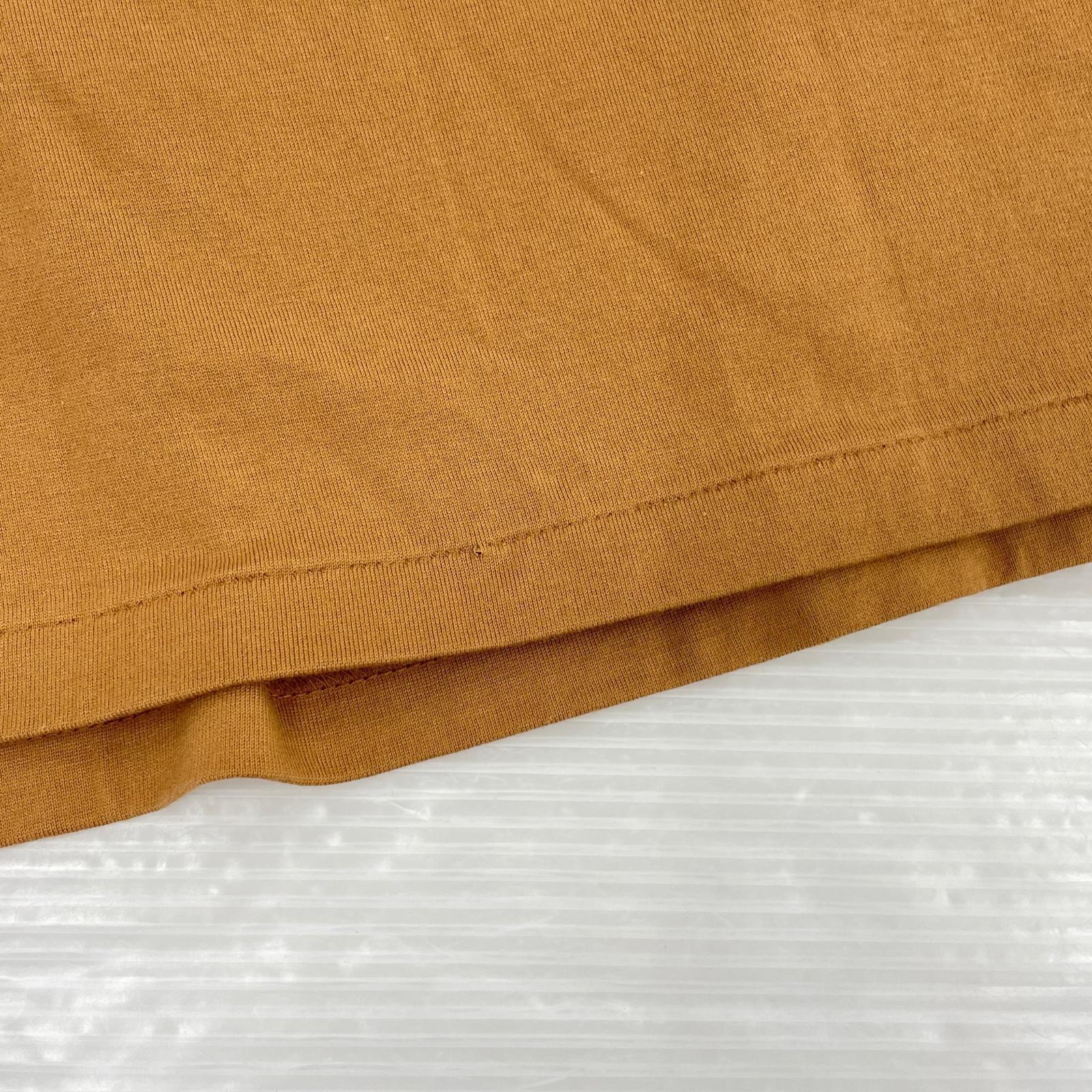 半袖Tシャツ UNDERCOVER ハートモチーフ S/Sサイドフリルカットソー ブラウン
