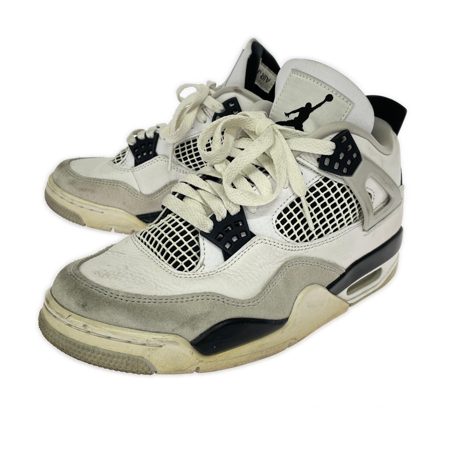 スニーカー AIR JORDAN 4 RETRO/25cm 25cm (US7 UK6 1/2 EU40) ホワイト