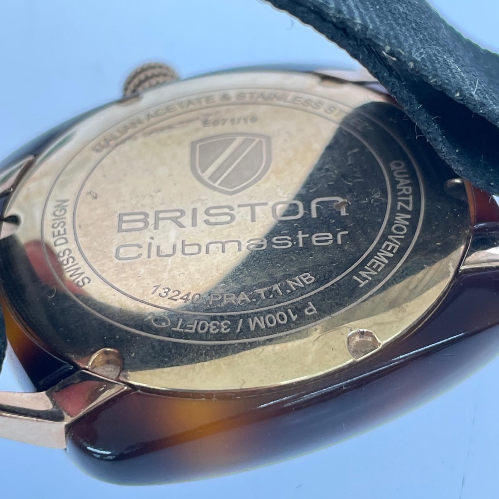 腕時計 briston clubmaster クラシック ブラック