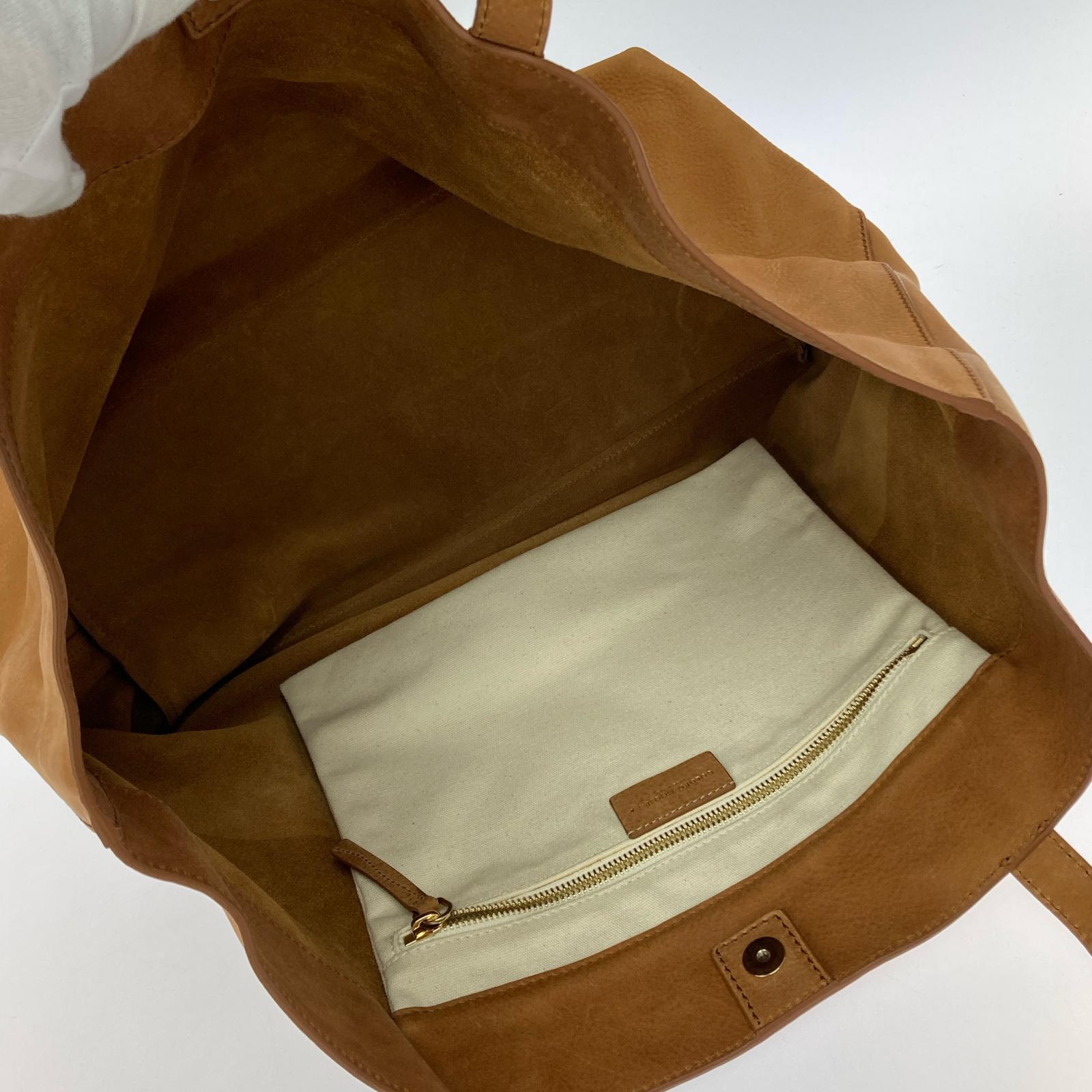 トートバッグ レザートートバッグ ブラウン