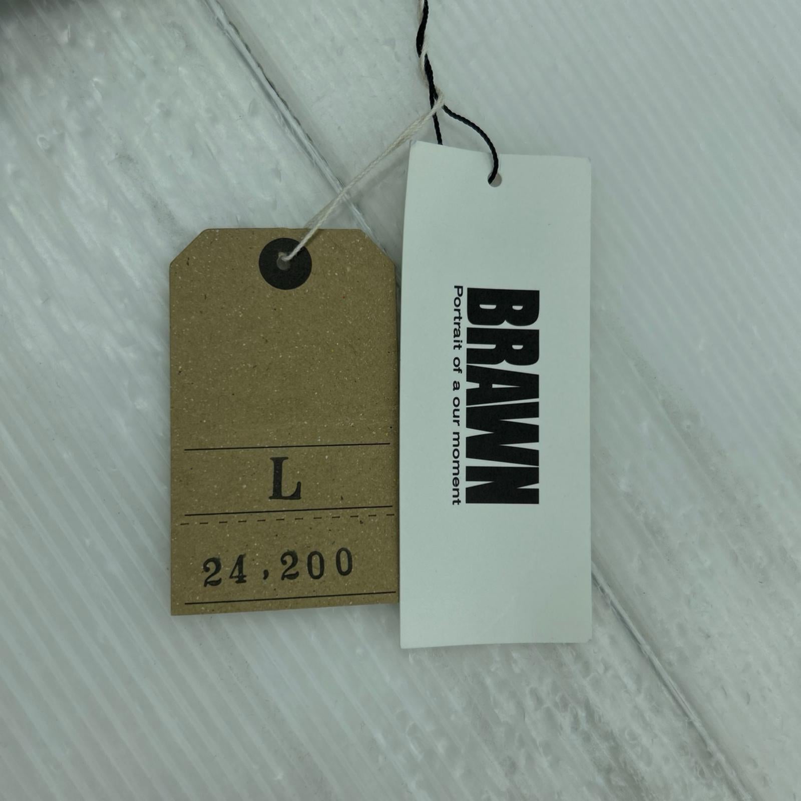 スウェット BRAWN 加工スウェット L ブラック