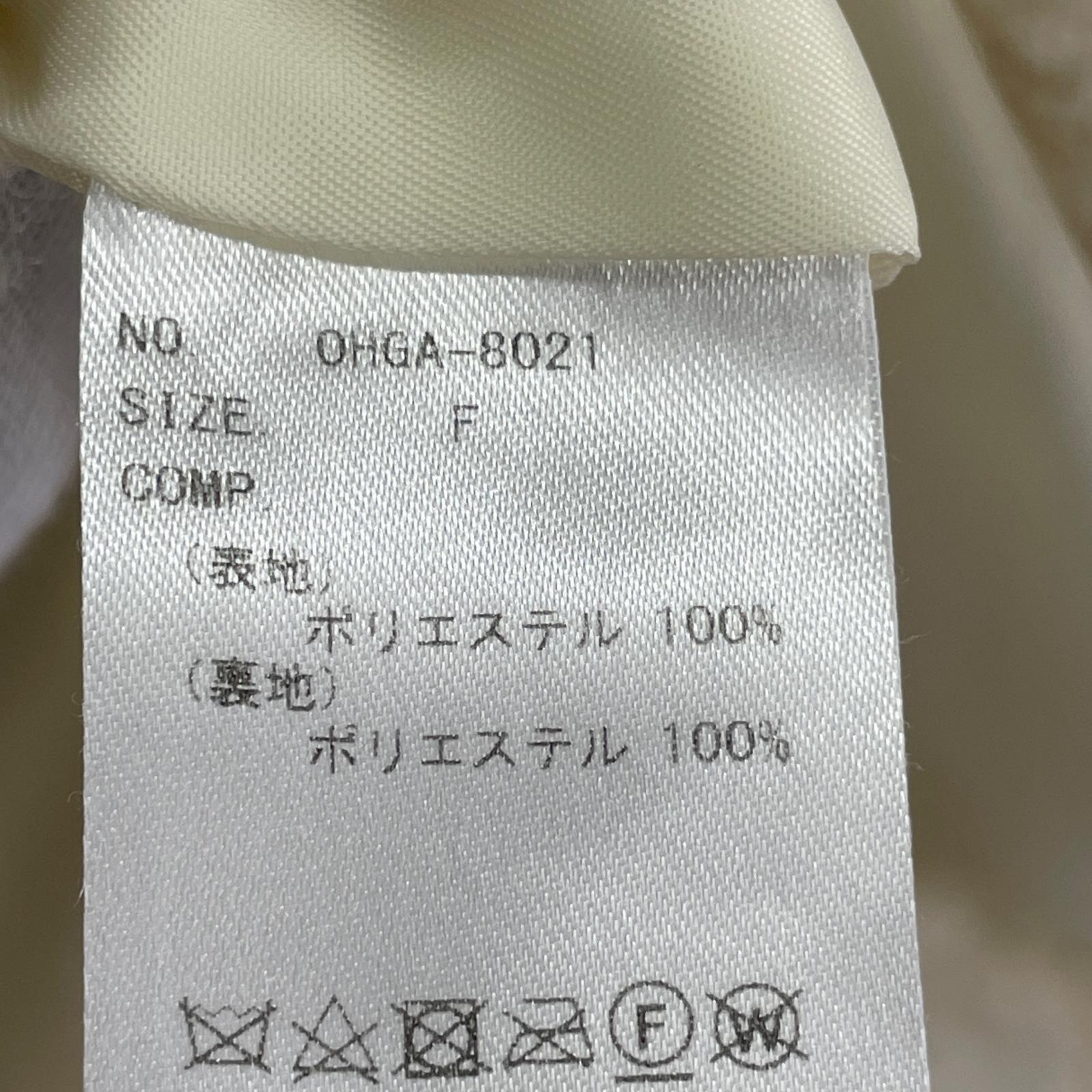 長袖シャツ OHGA/ボアベスト ホワイト