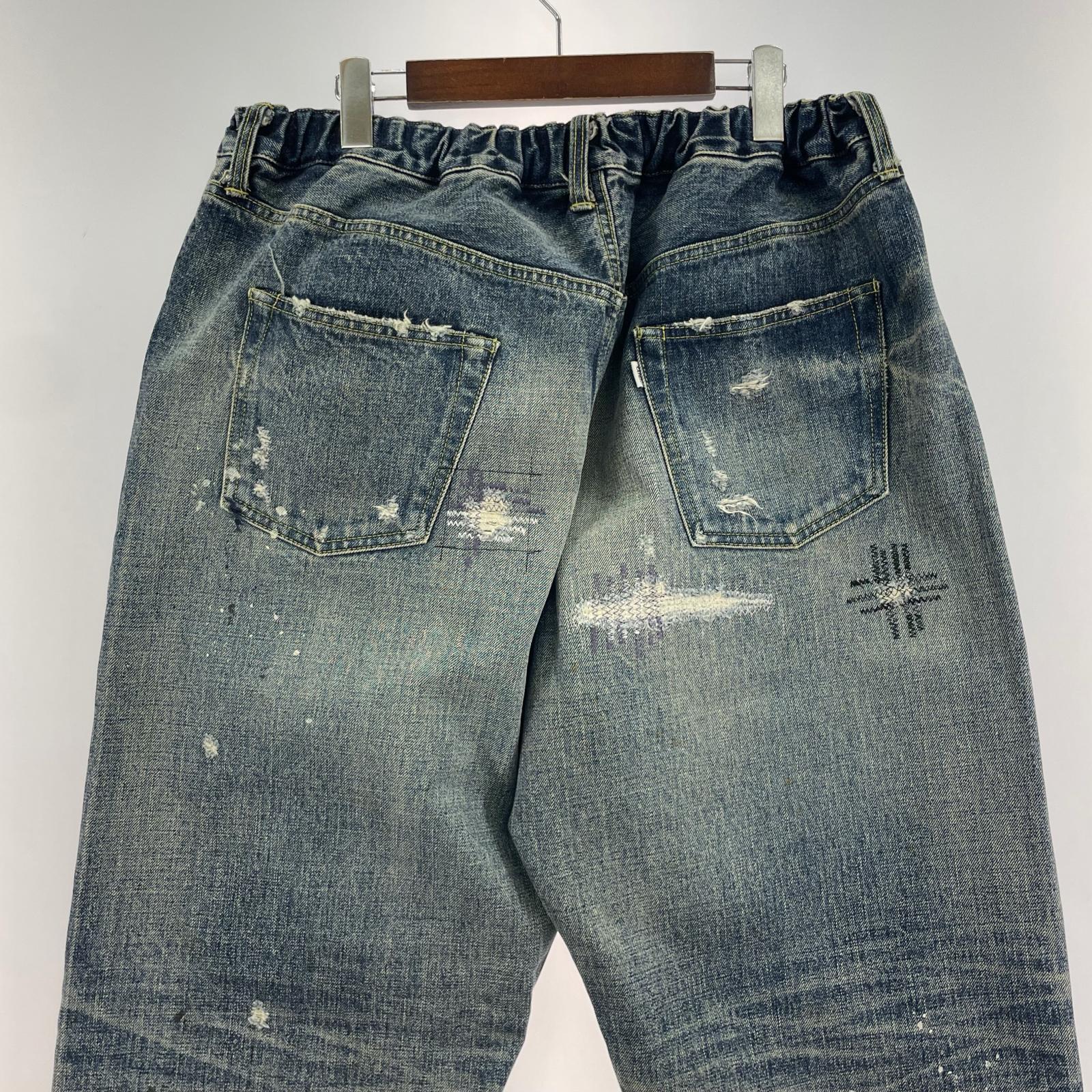 デニムパンツ SAPeur Lot.5550XX EBOOT Remake Denim Pants A0024-342 (L) S ネイビー