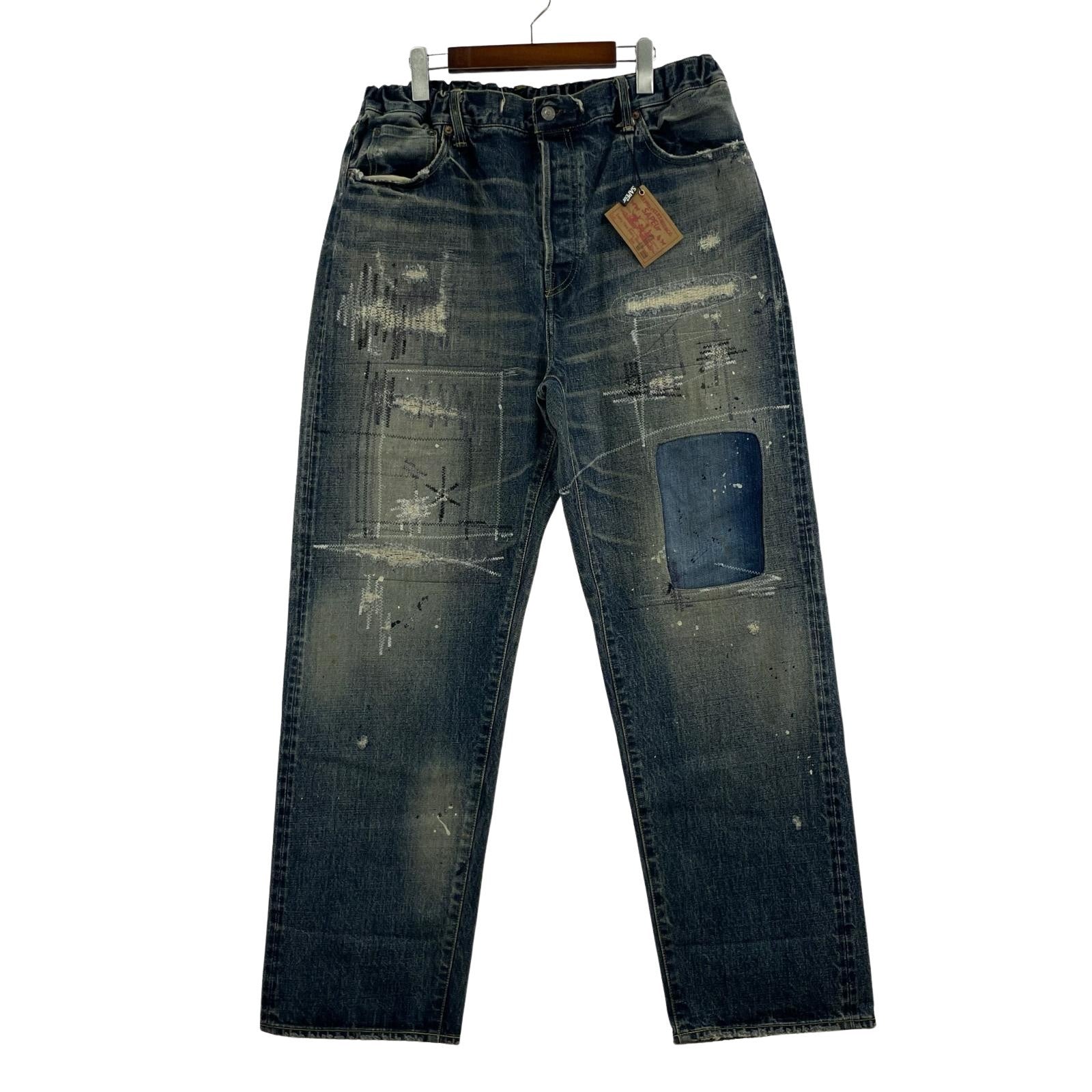 デニムパンツ SAPeur Lot.5550XX EBOOT Remake Denim Pants A0024-342 (L) S ネイビー