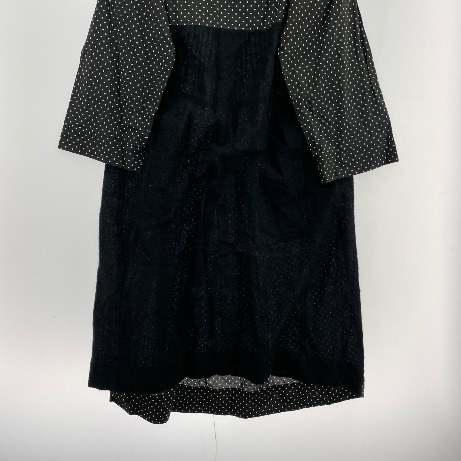 ワンピース tricot COMME des GARCONS 長袖ワンピース S ブラック