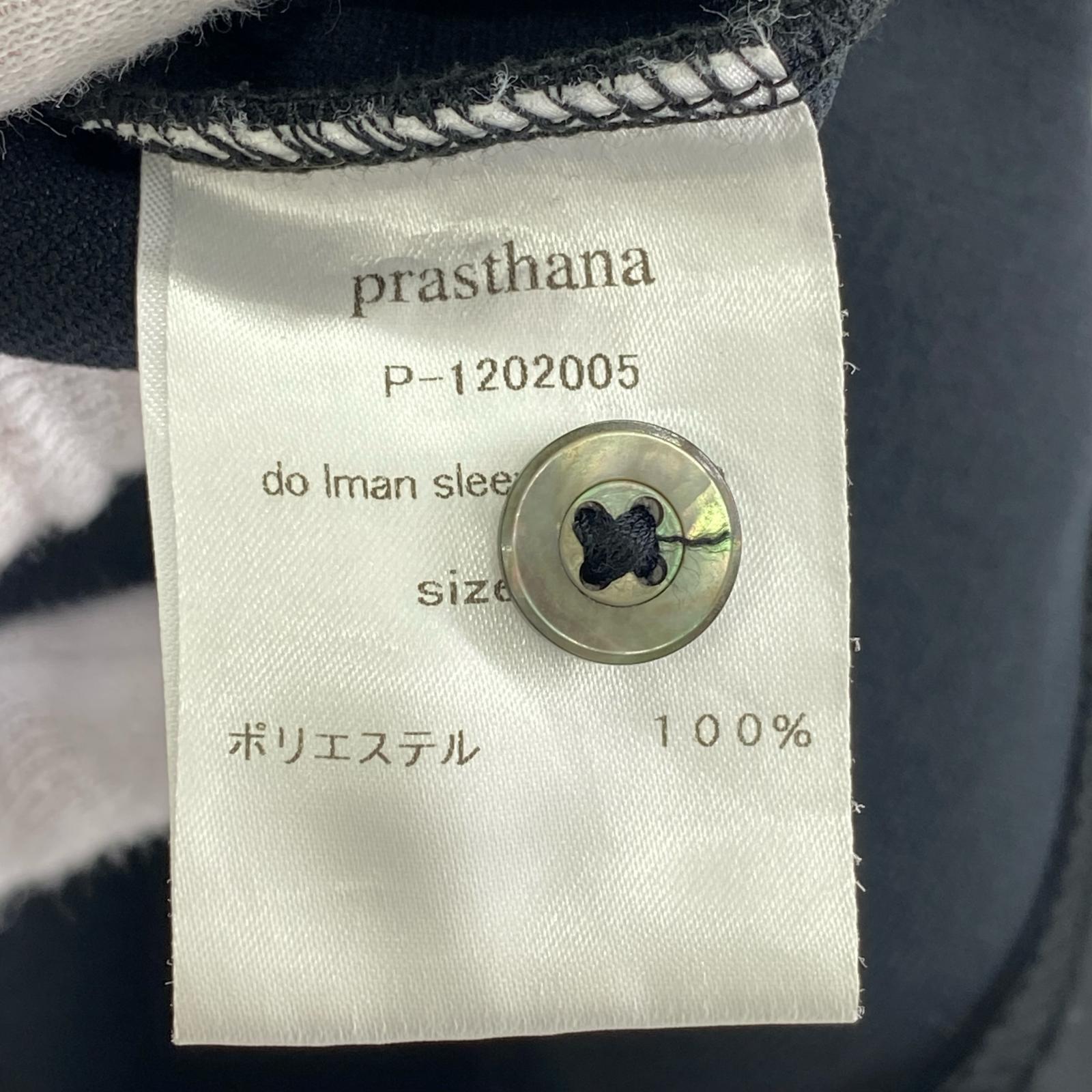 半袖シャツ prasthana S/S ブラック ブラック