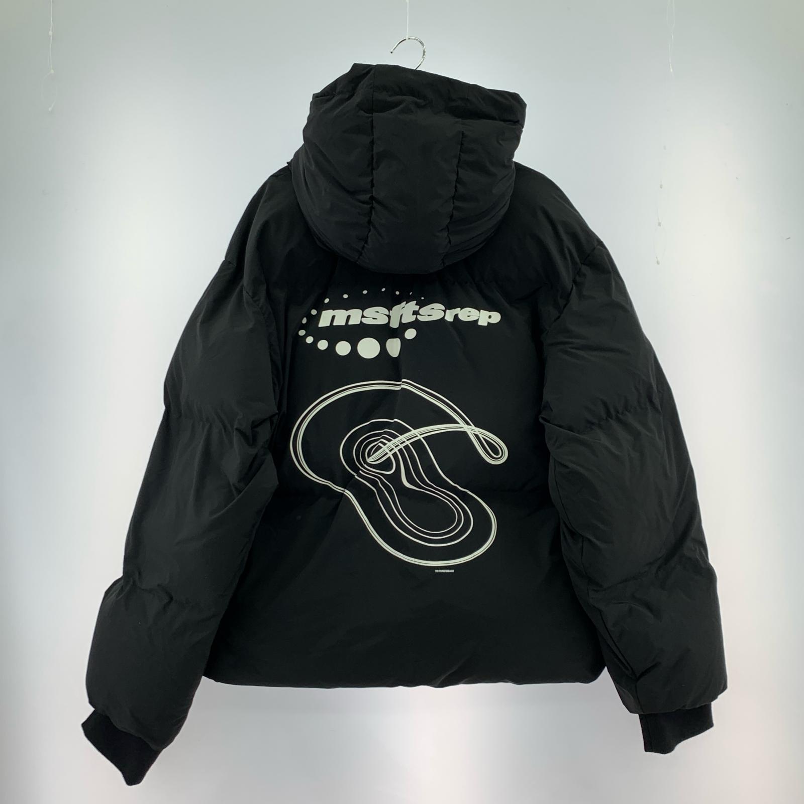 ダウンジャケット MSFTSrep Astrosquiggle Logo Down Jacket L ブラック