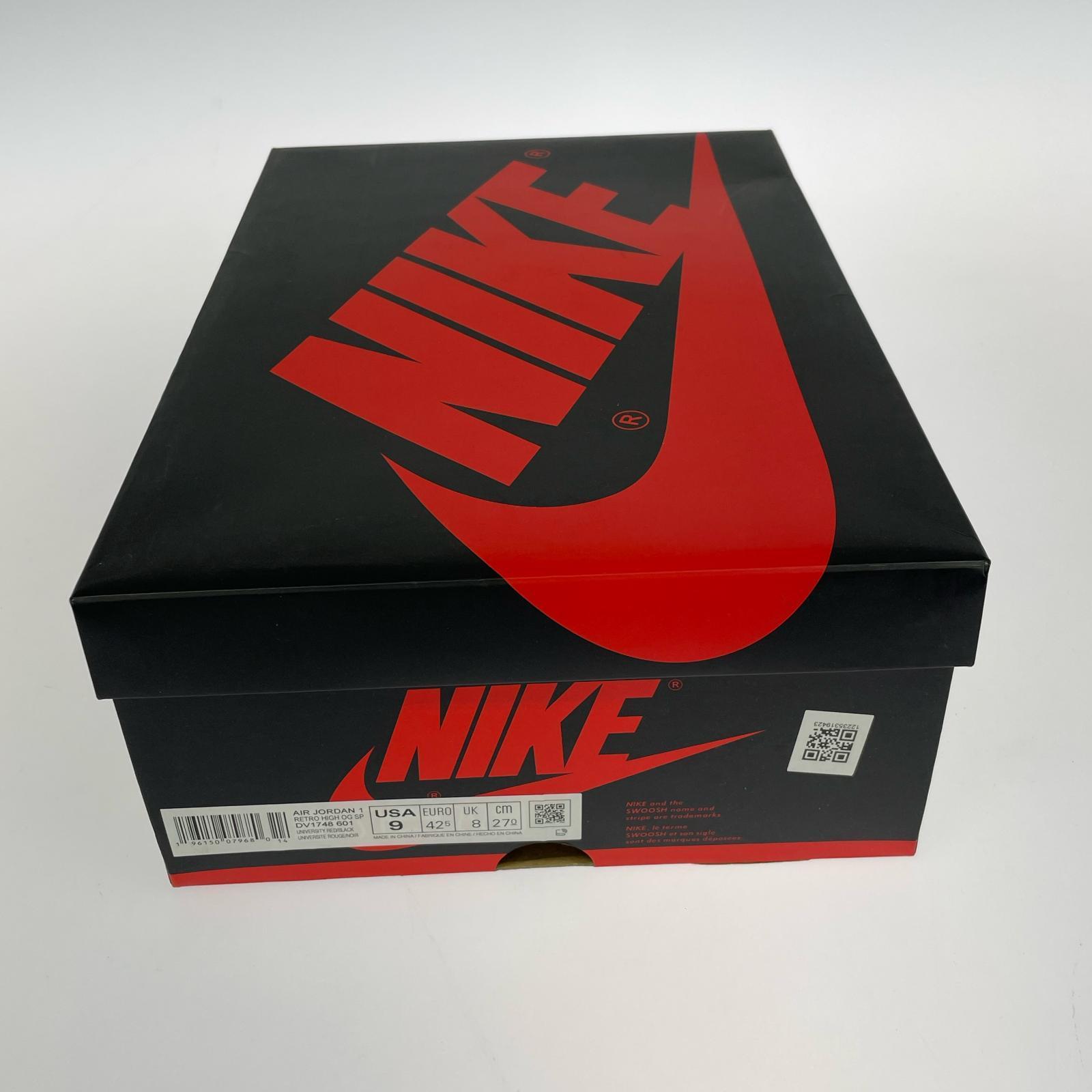 スニーカー AIR JORDAN 1 HIGH OG SP SPIDER-MAN (27㎝) 27cm (US9 UK8 1/2 EU44)