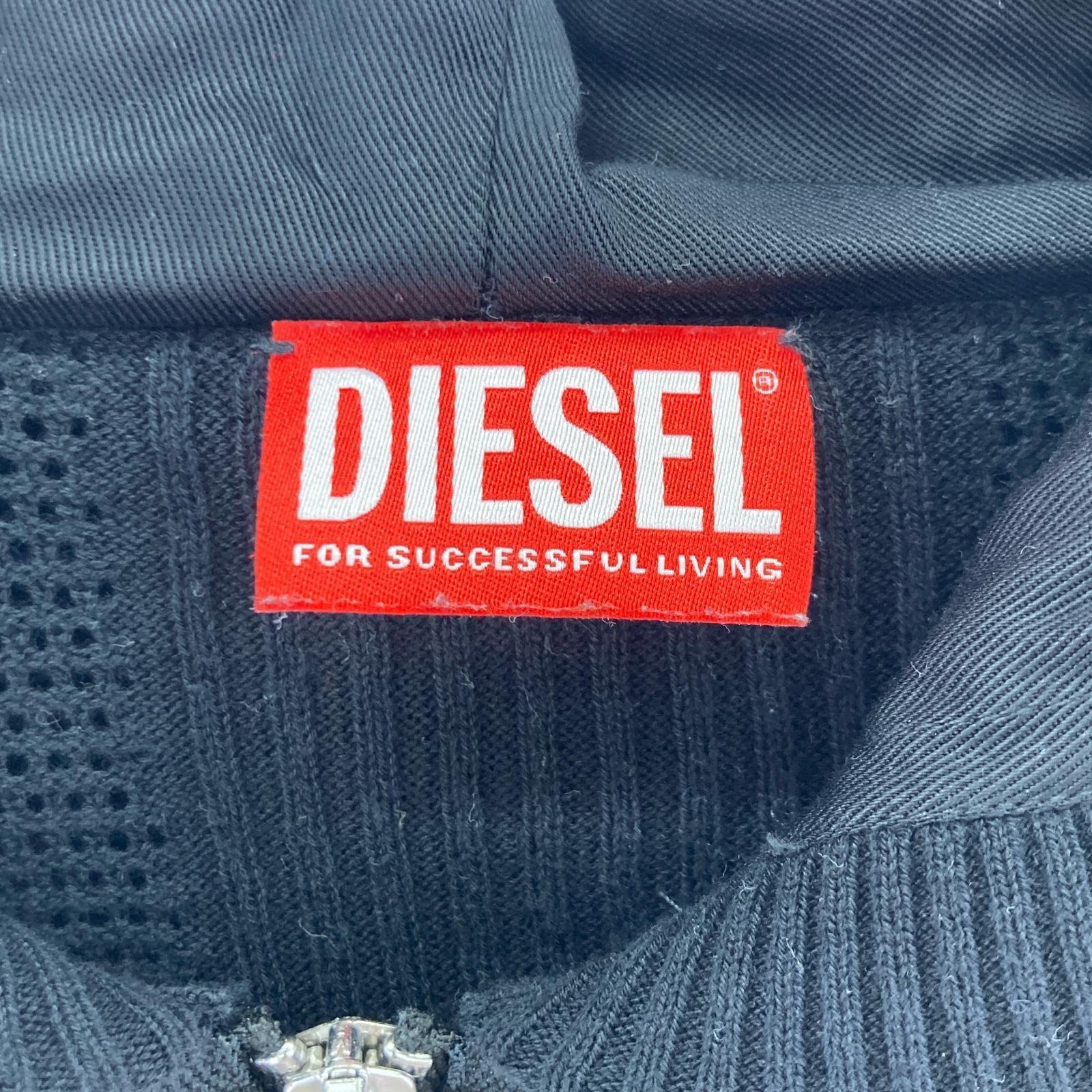 パーカー DIESEL K-LIDY-NEW メッシュ sizeXXL ブラック