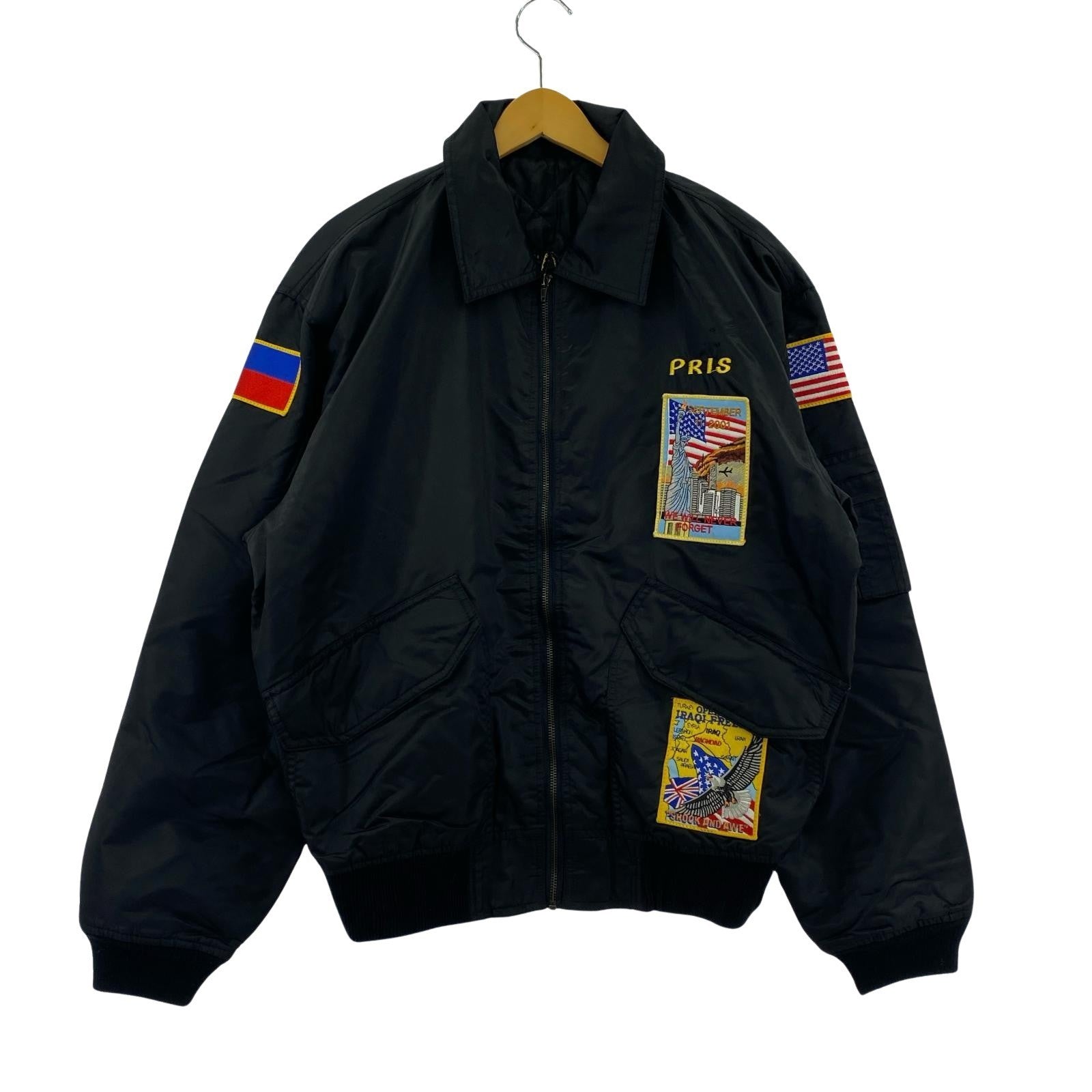 ジャケット 00s CARBAJAL スーベニアフライトジャケット ブラック