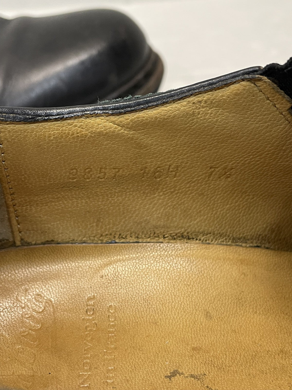 シューズ Paraboot PHOTON LISSE NOIR サイドゴアシューズ 7 1/2 黒