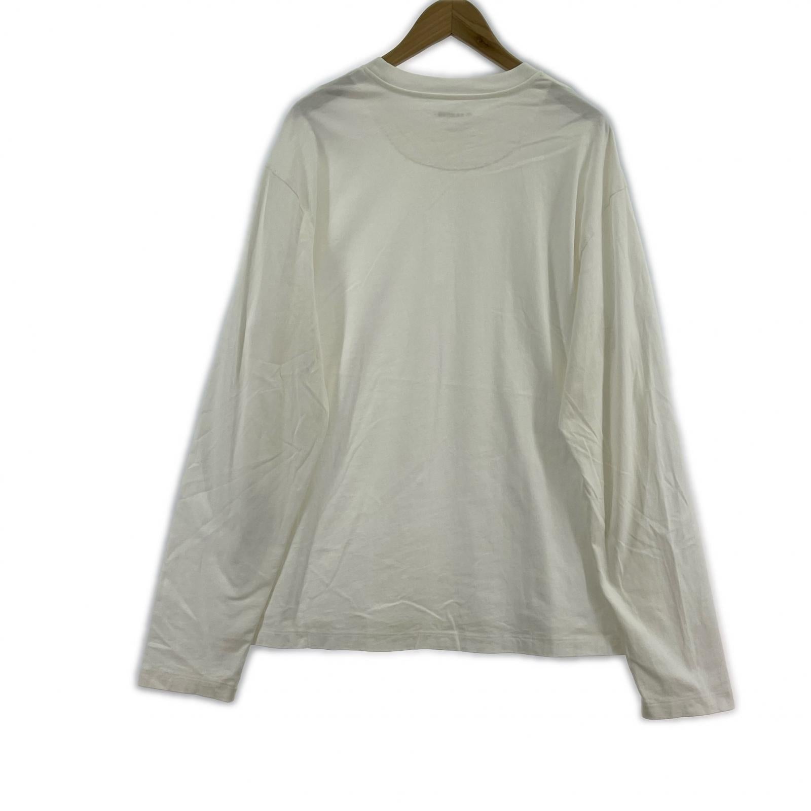長袖Tシャツ JIL SANDER+ 3P パックTシャツ ロンT 白 (XL) ホワイト