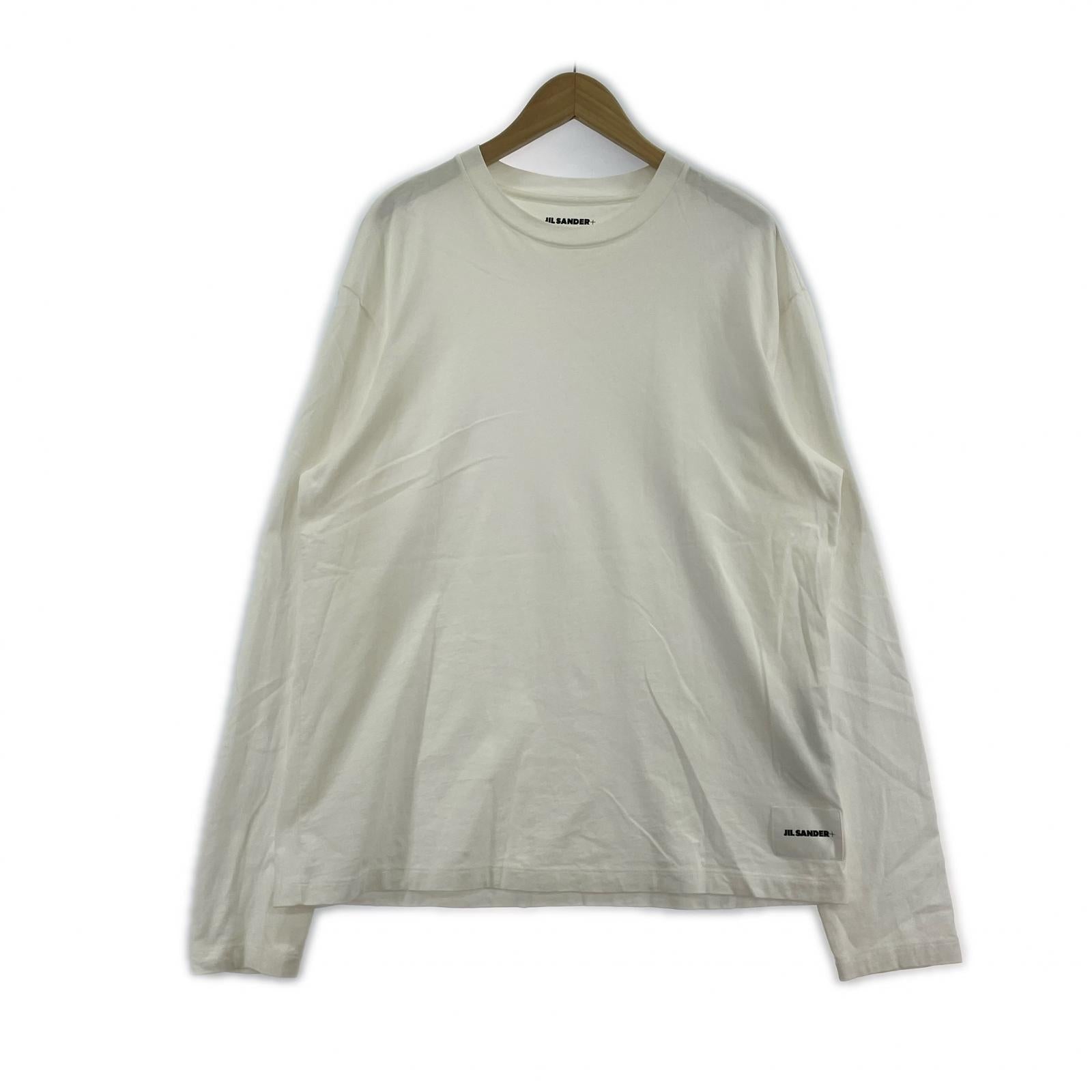 長袖Tシャツ JIL SANDER+ 3P パックTシャツ ロンT 白 (XL) ホワイト