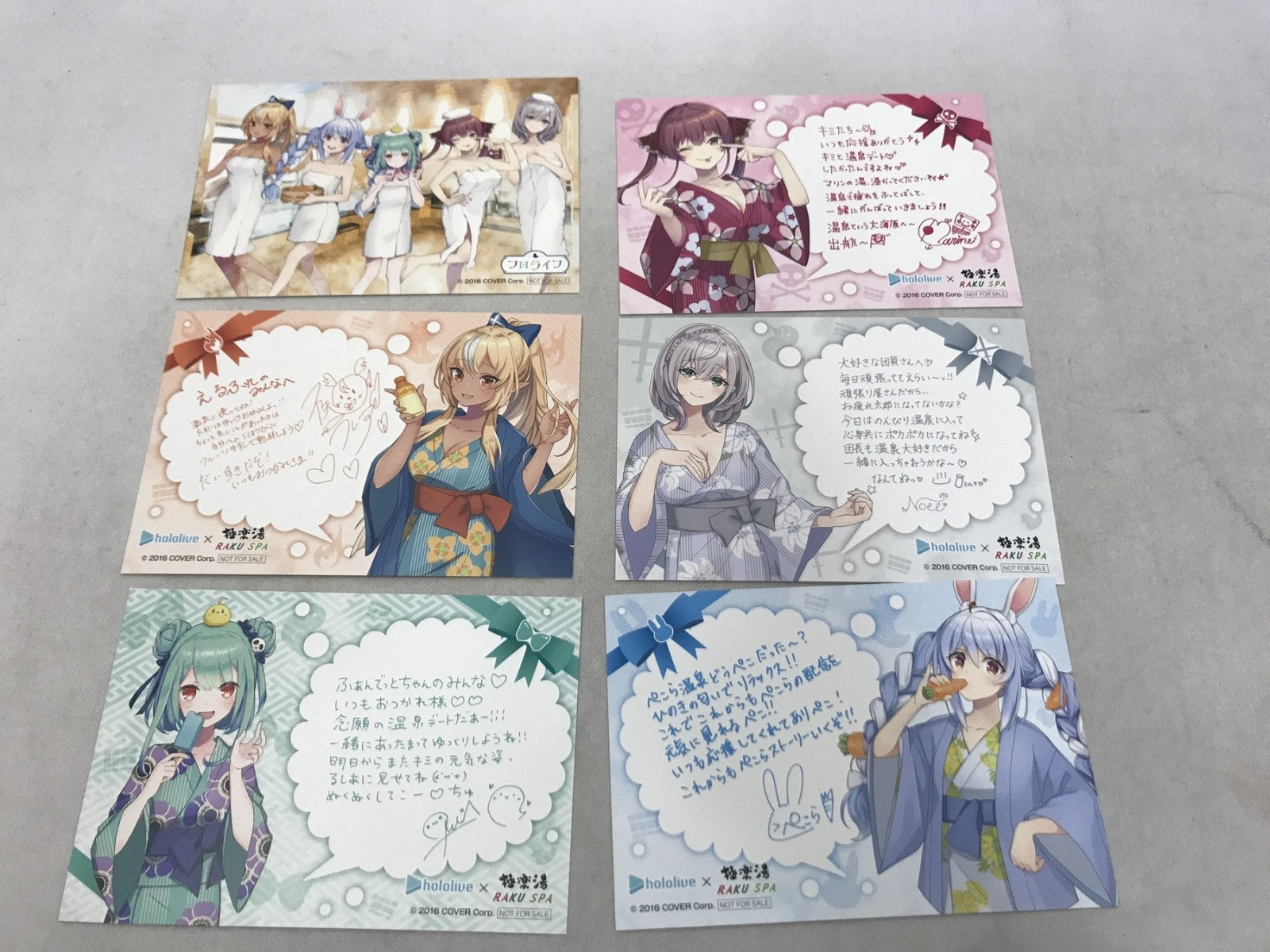 ホロライブ 極楽湯 3期生 グッズまとめ フィギュア/グッズ