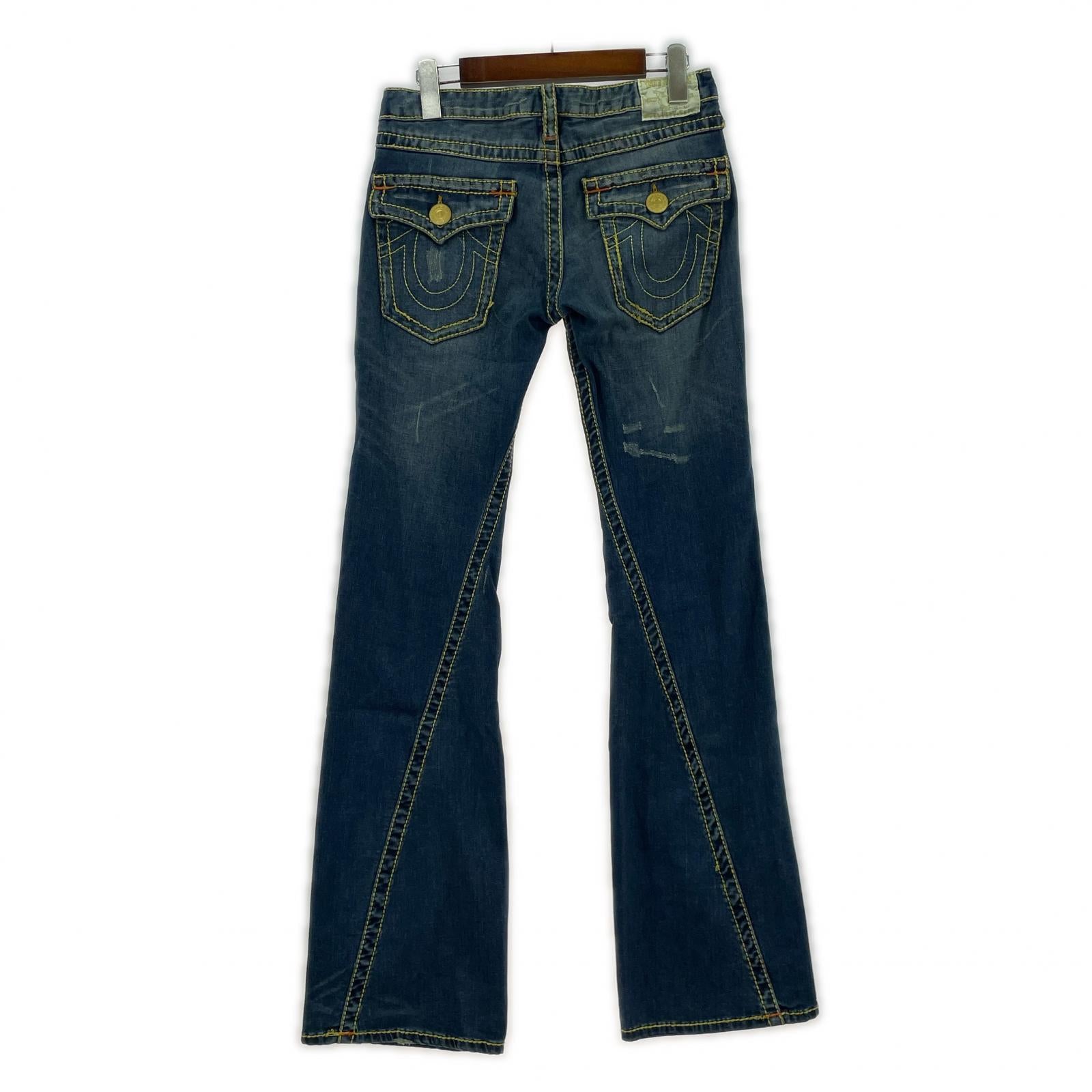 デニムパンツ TRUE RELIGION ブーツカットデニム(27)青 27 ブルー