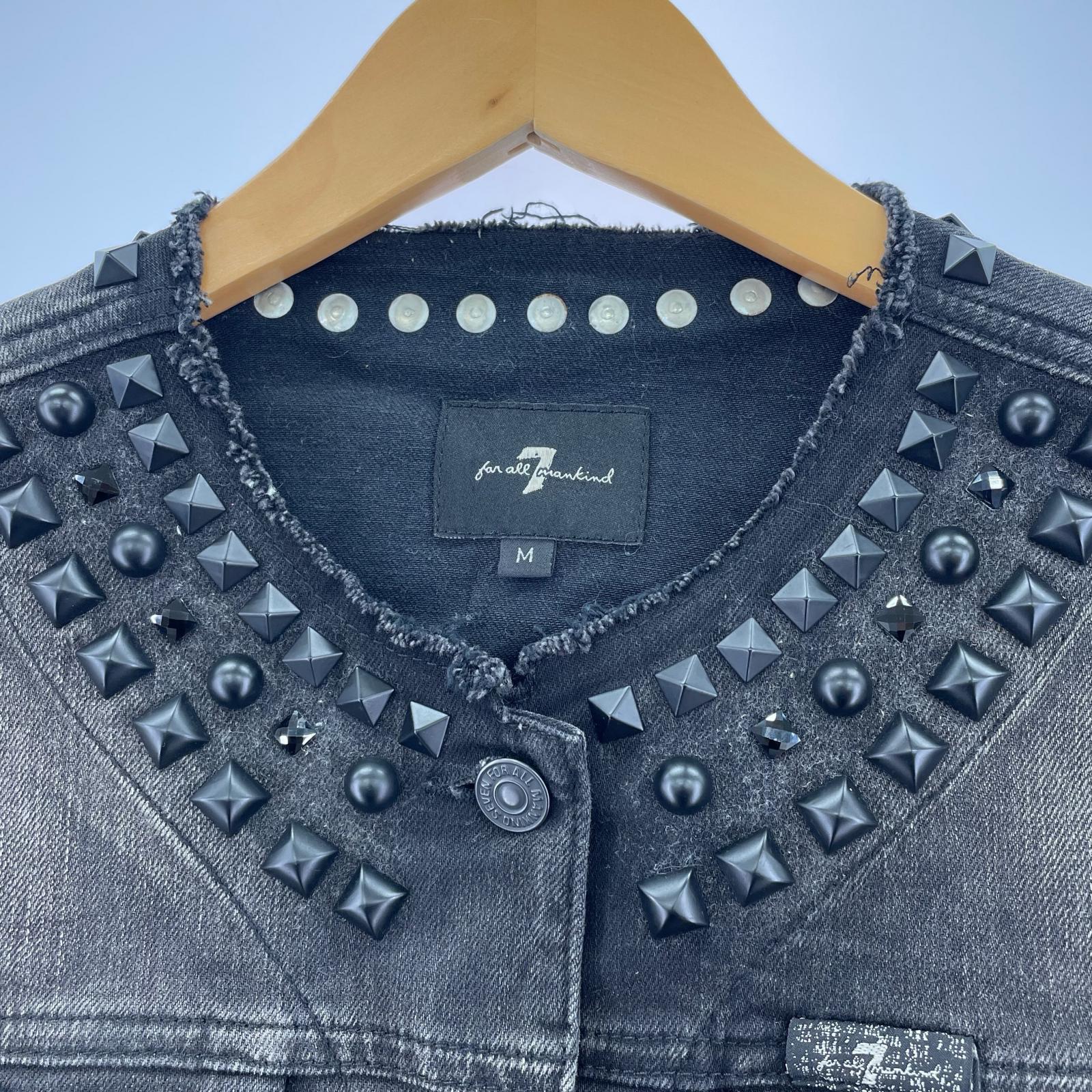 デニムジャケット 7 for all mankind BLK M M ブラック