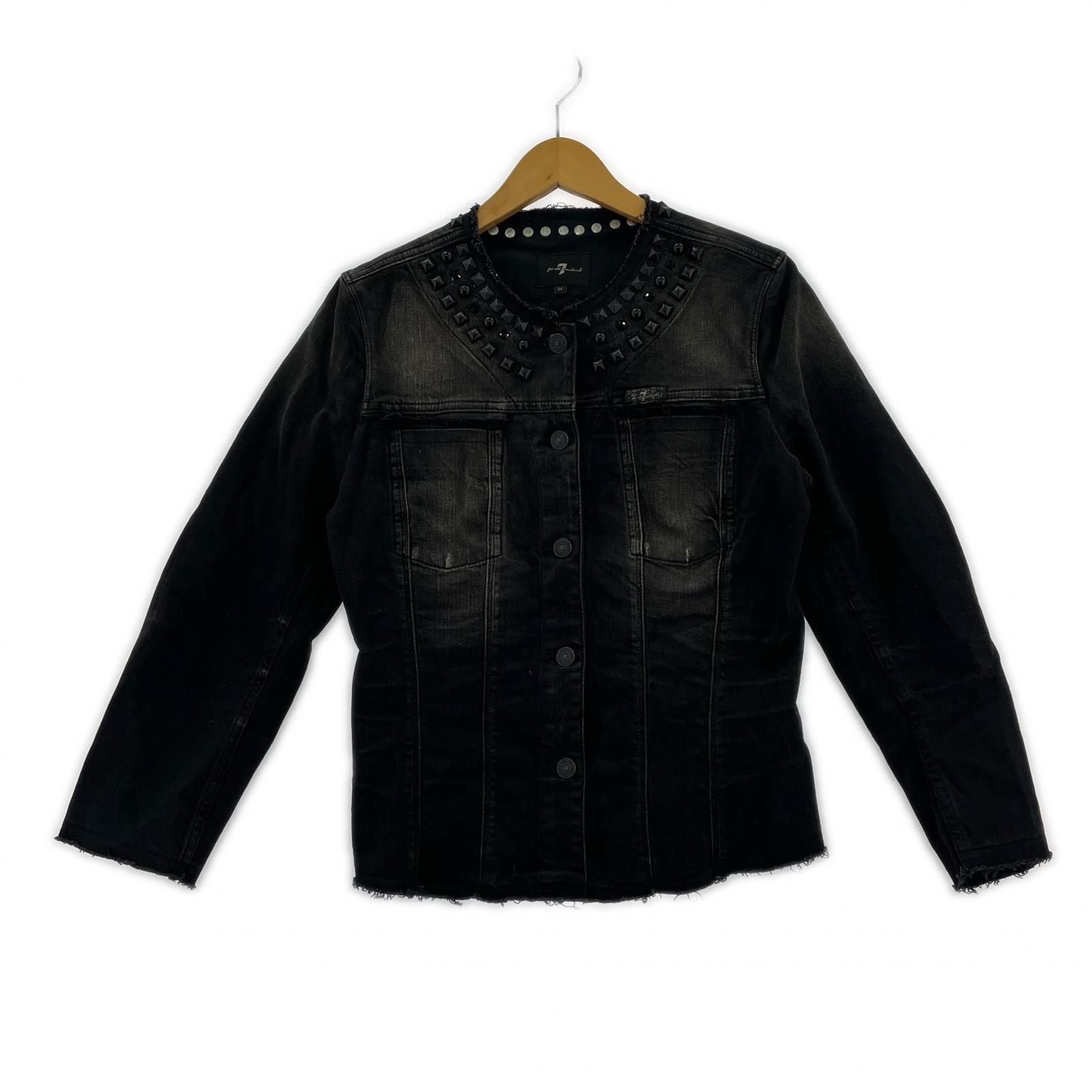 デニムジャケット 7 for all mankind BLK M M ブラック