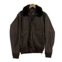 レザージャケット Willis&Geiger G-1 80s復刻 55J14 (36) 茶 36 ブラウン