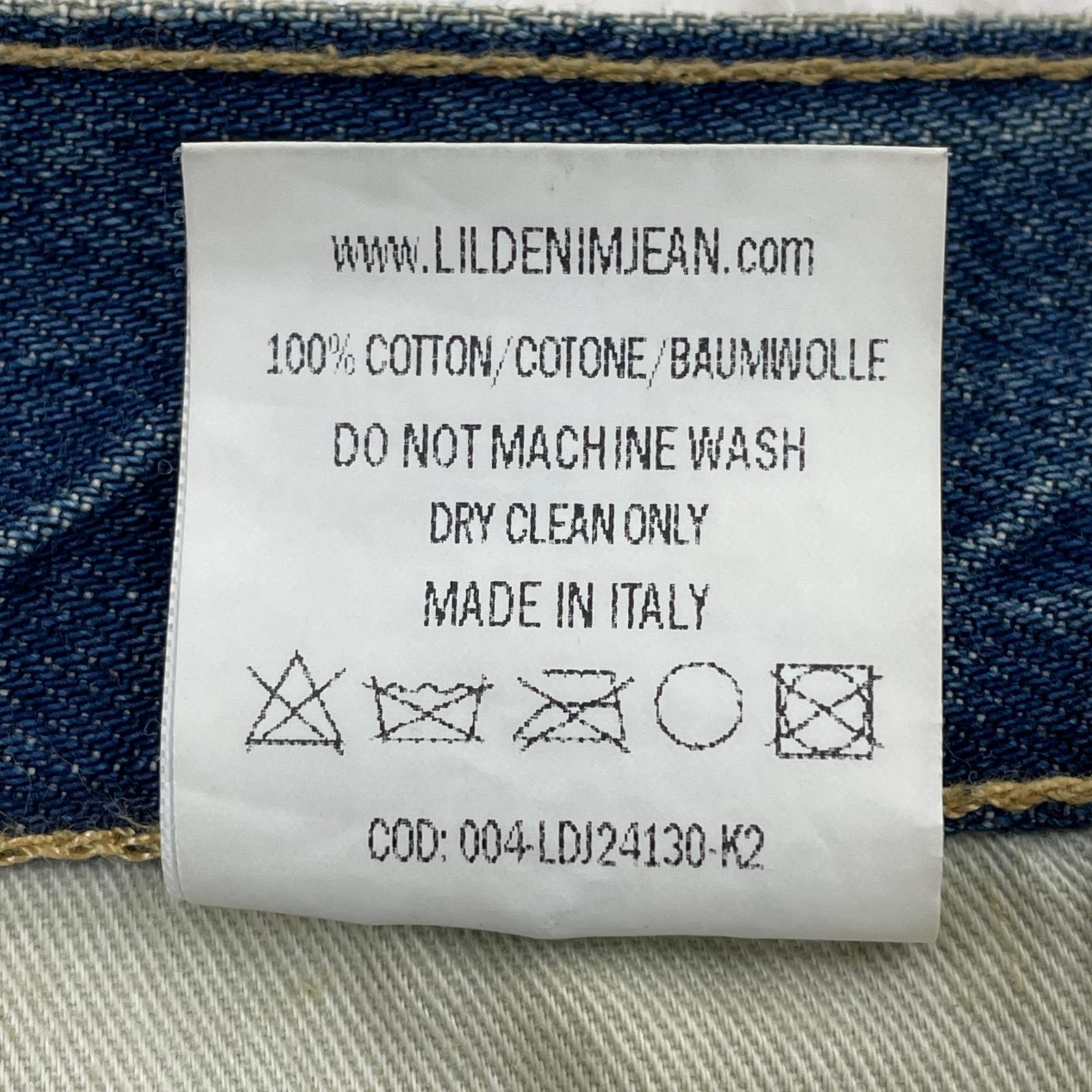 ショートパンツ lildenimjean Lil Repaired Shorts 加工デニムショーツ 28 インディゴ 28 ブルー