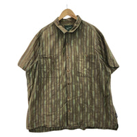 半袖シャツ WOOLRICH 90s Stripe Open Coller Shirt XXL