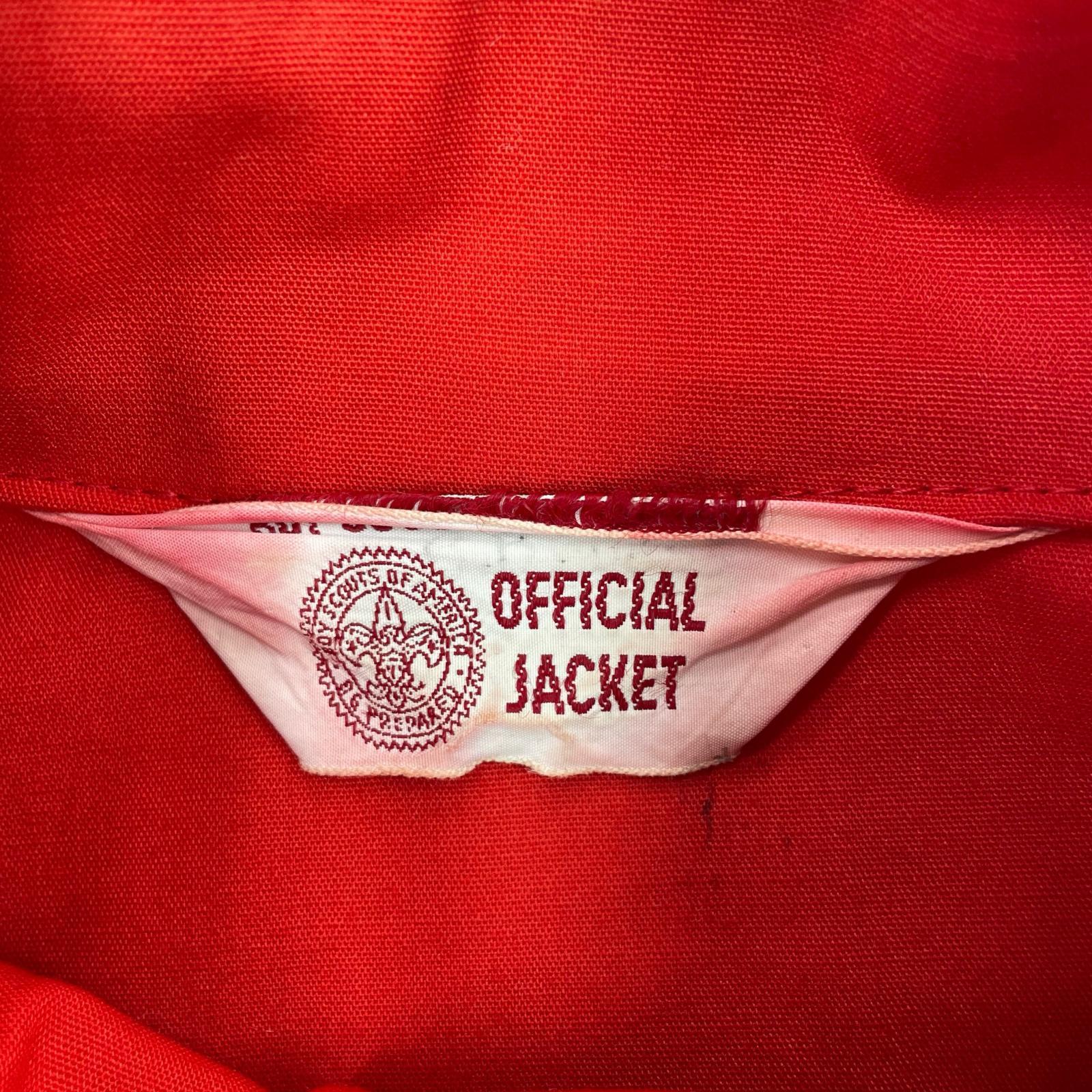 ジャケット BOY SCOUTS OF AMERICA スウィングトップ 赤 レッド