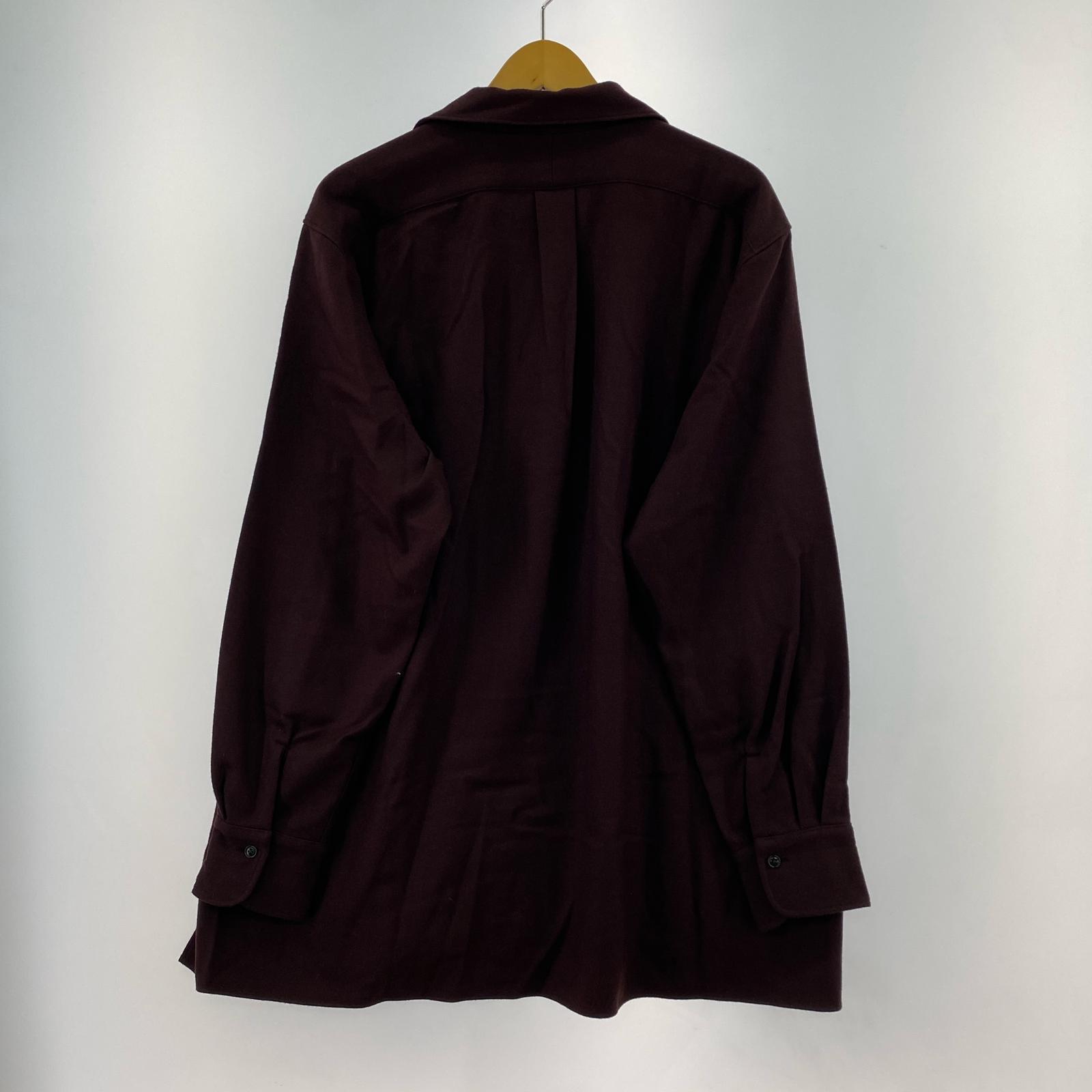 長袖シャツ HWOOL ONE PIECE COLLAR SHIRT 3