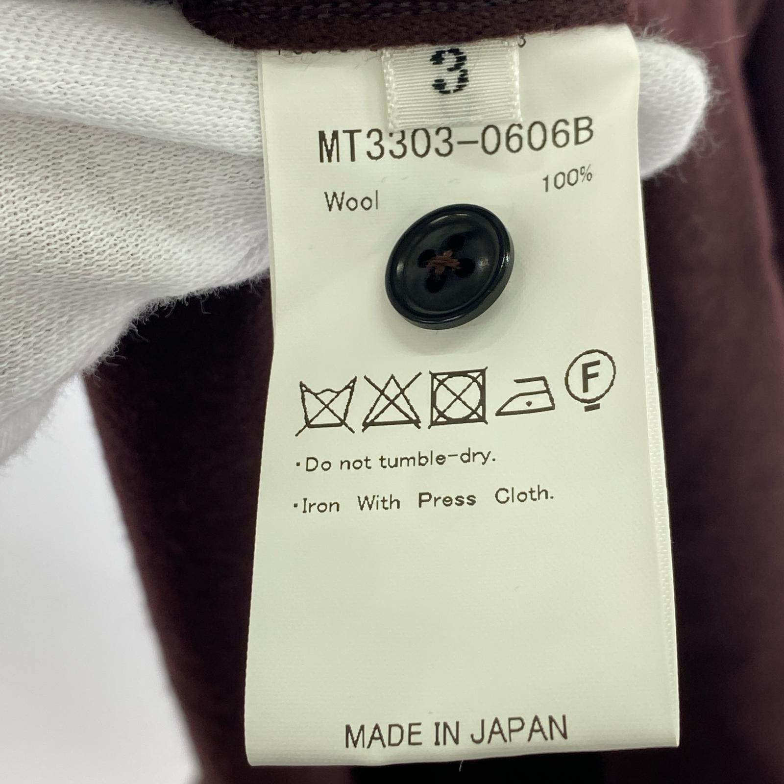 長袖シャツ HWOOL ONE PIECE COLLAR SHIRT 3