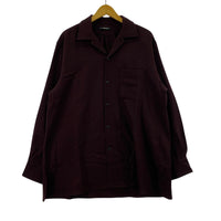 長袖シャツ HWOOL ONE PIECE COLLAR SHIRT 3