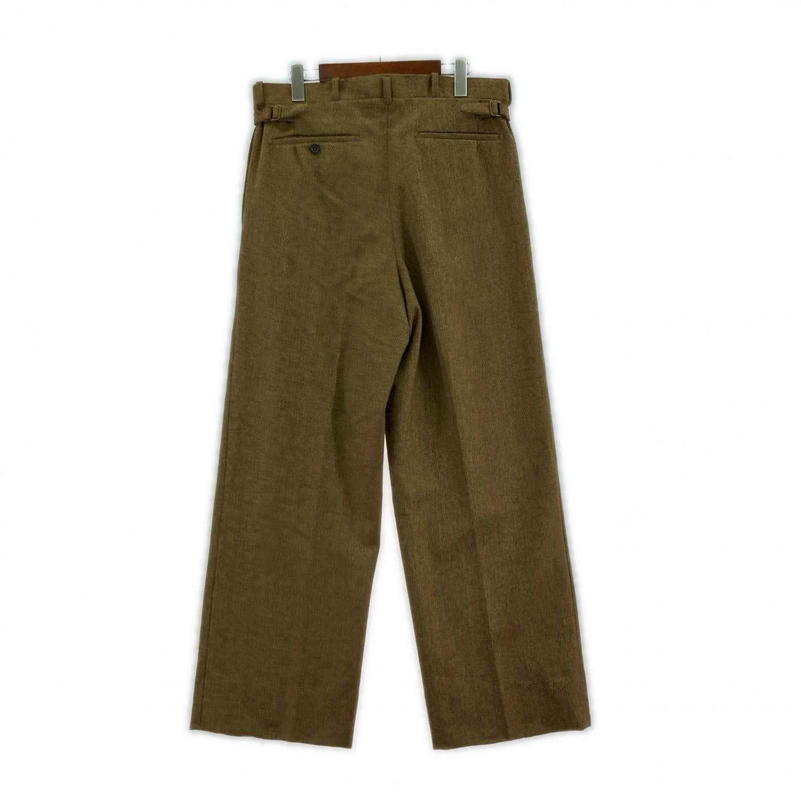 パンツ Jeffely Herringbone 3 ブラウン