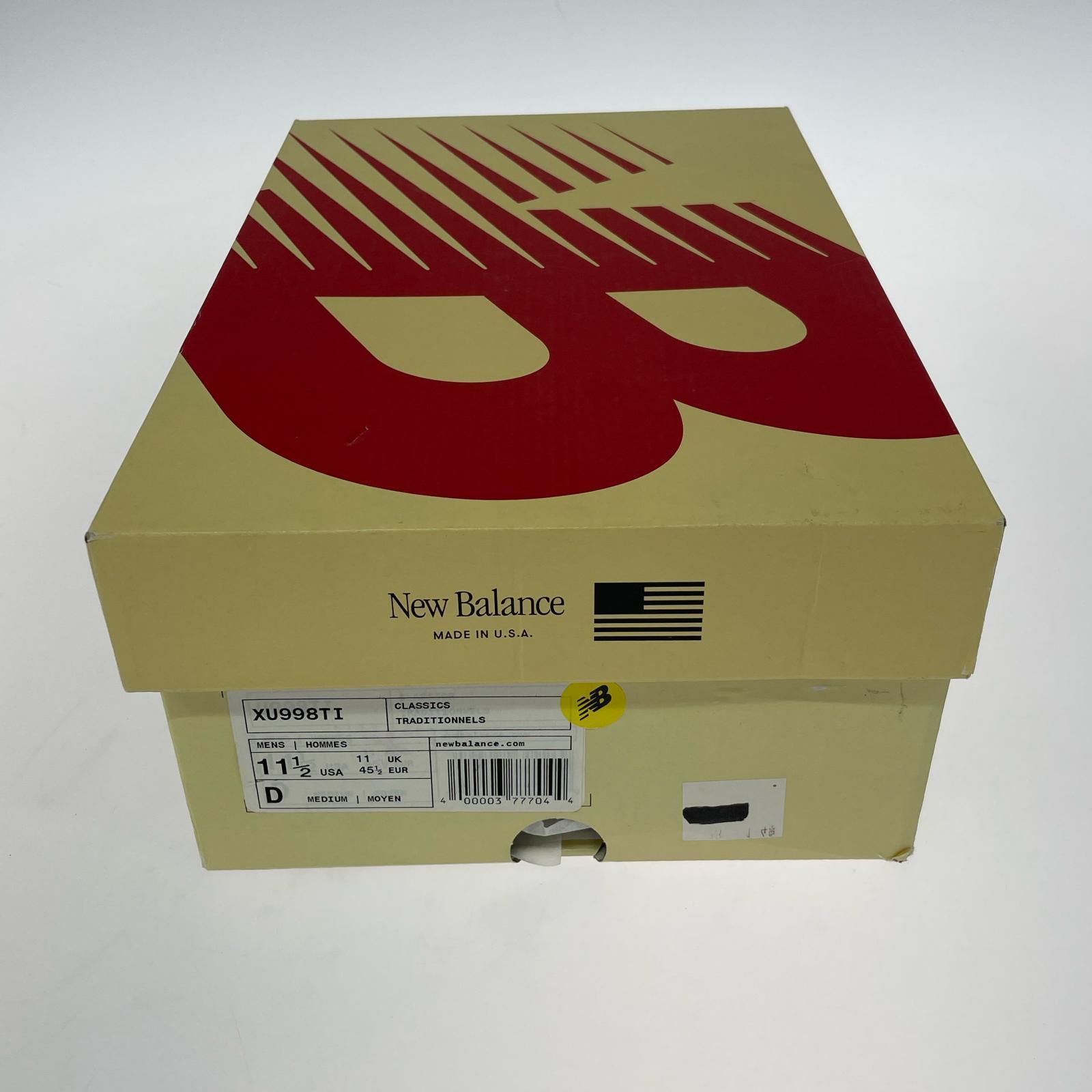スニーカー NEW BALANCE XU998TI 白 (29.5) 29.5cm (US11 1/2 UK11 EU49) ホワイト