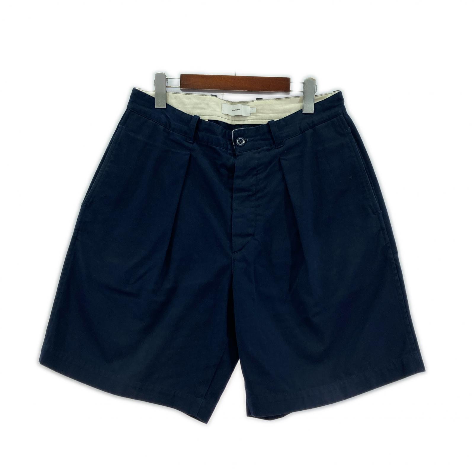ショートパンツ Westpoint Chino Tuck Shorts 1 ネイビー