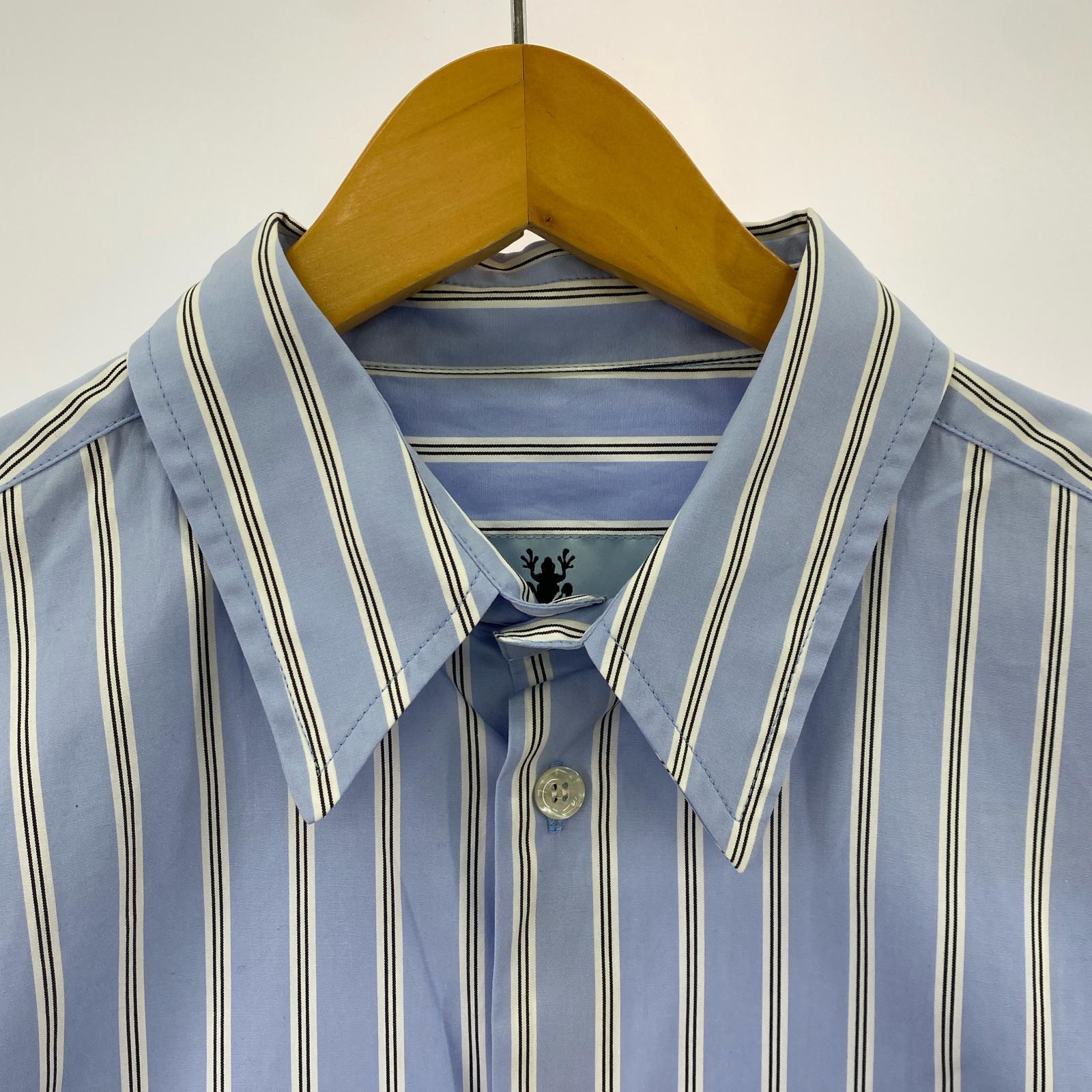 長袖シャツ 24FW SNAIL EMBROIDERED SHIRT BLU L ブルー