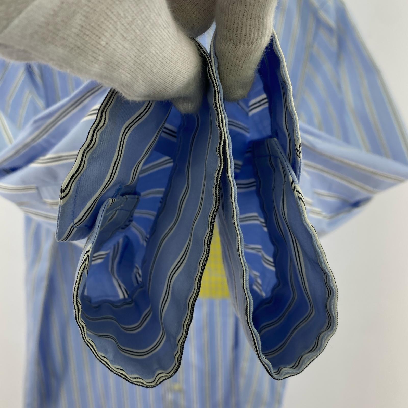 長袖シャツ 24FW SNAIL EMBROIDERED SHIRT BLU L ブルー