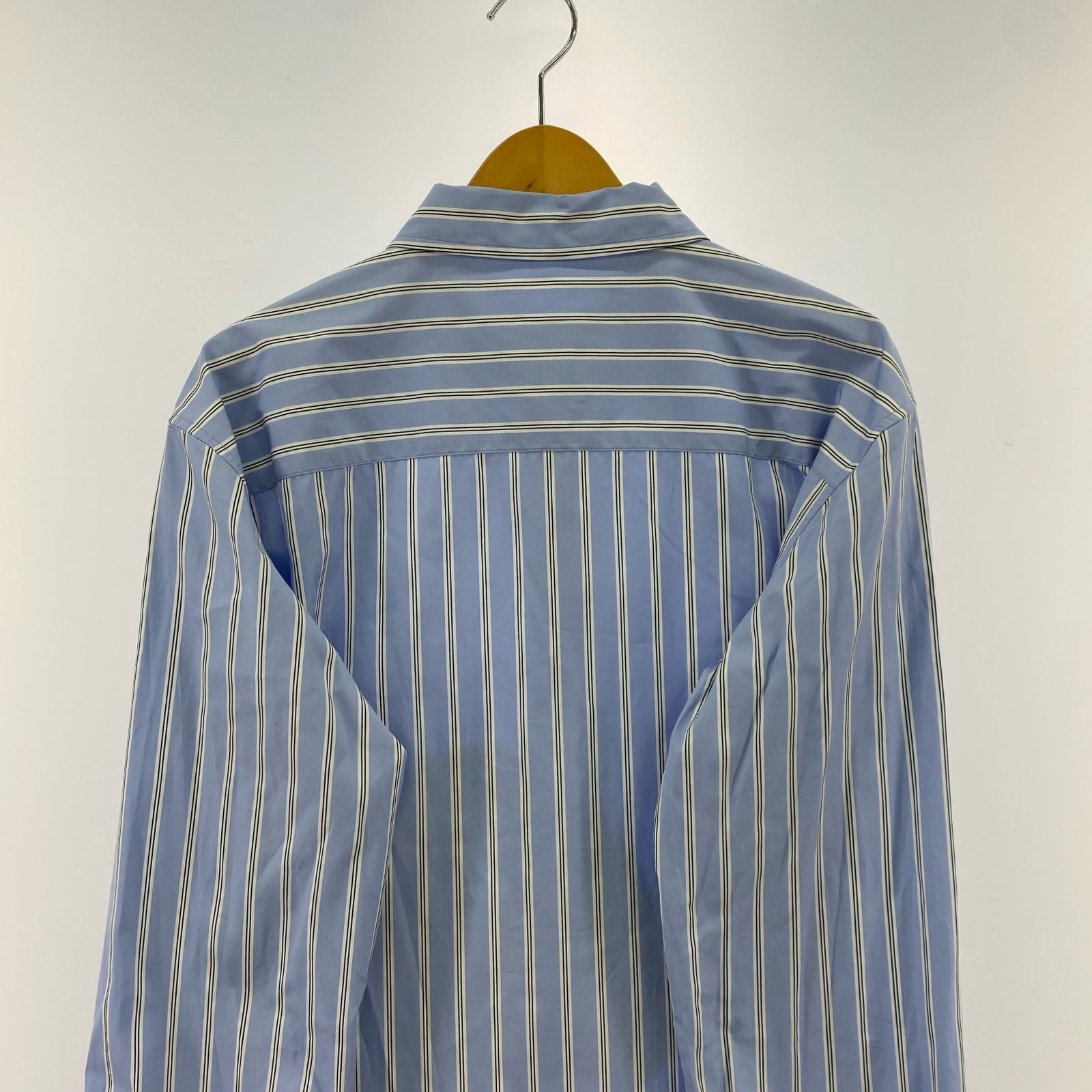 長袖シャツ 24FW SNAIL EMBROIDERED SHIRT BLU L ブルー