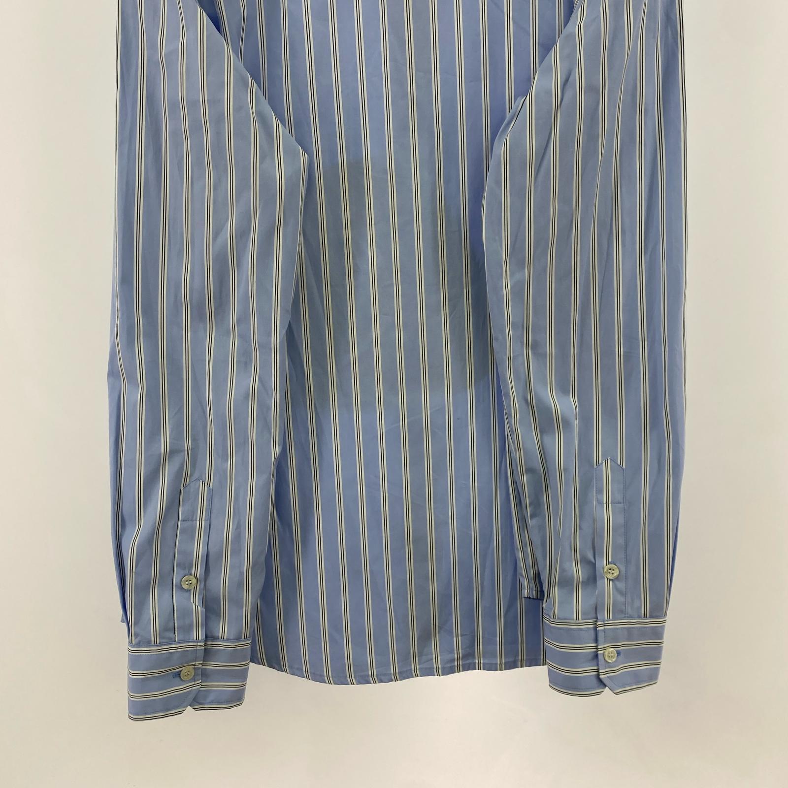 長袖シャツ 24FW SNAIL EMBROIDERED SHIRT BLU L ブルー