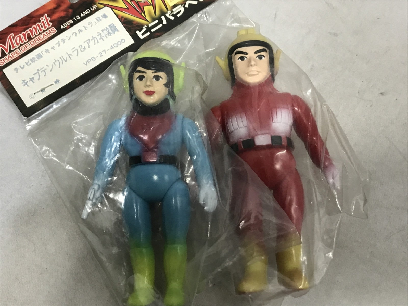 マーミット ビニパラ キャプテンウルトラ&アカネ隊員 フィギュア/グッズ