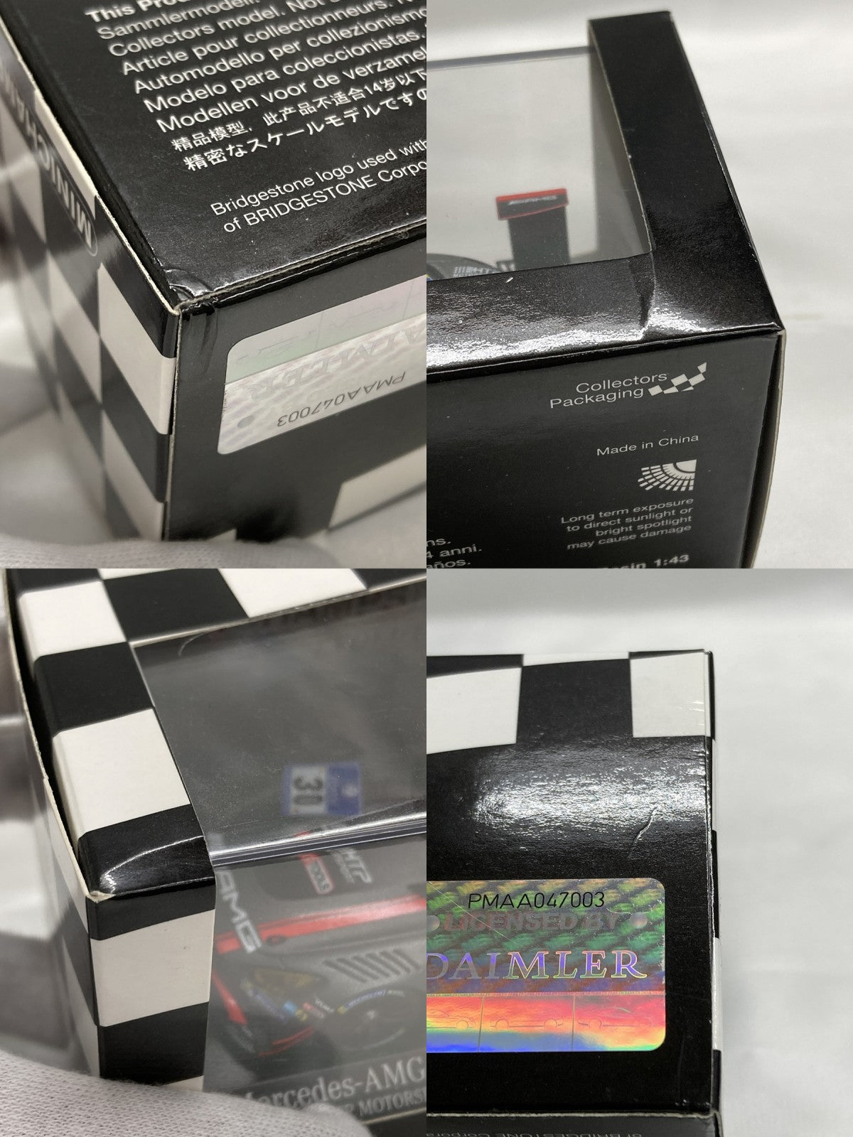 MINICHAMPS AMG GT3 30 スケールカー