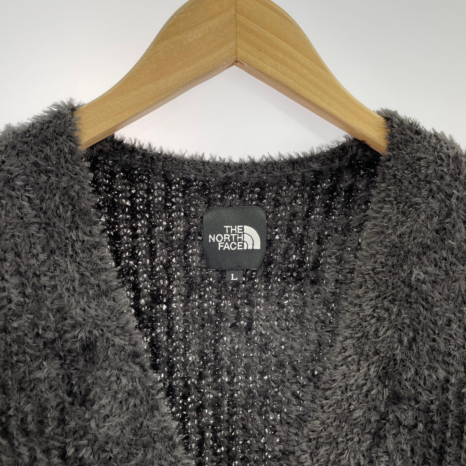 ジャケット オルタナティブフェザーカーディガン (L) 黒 L ブラック
