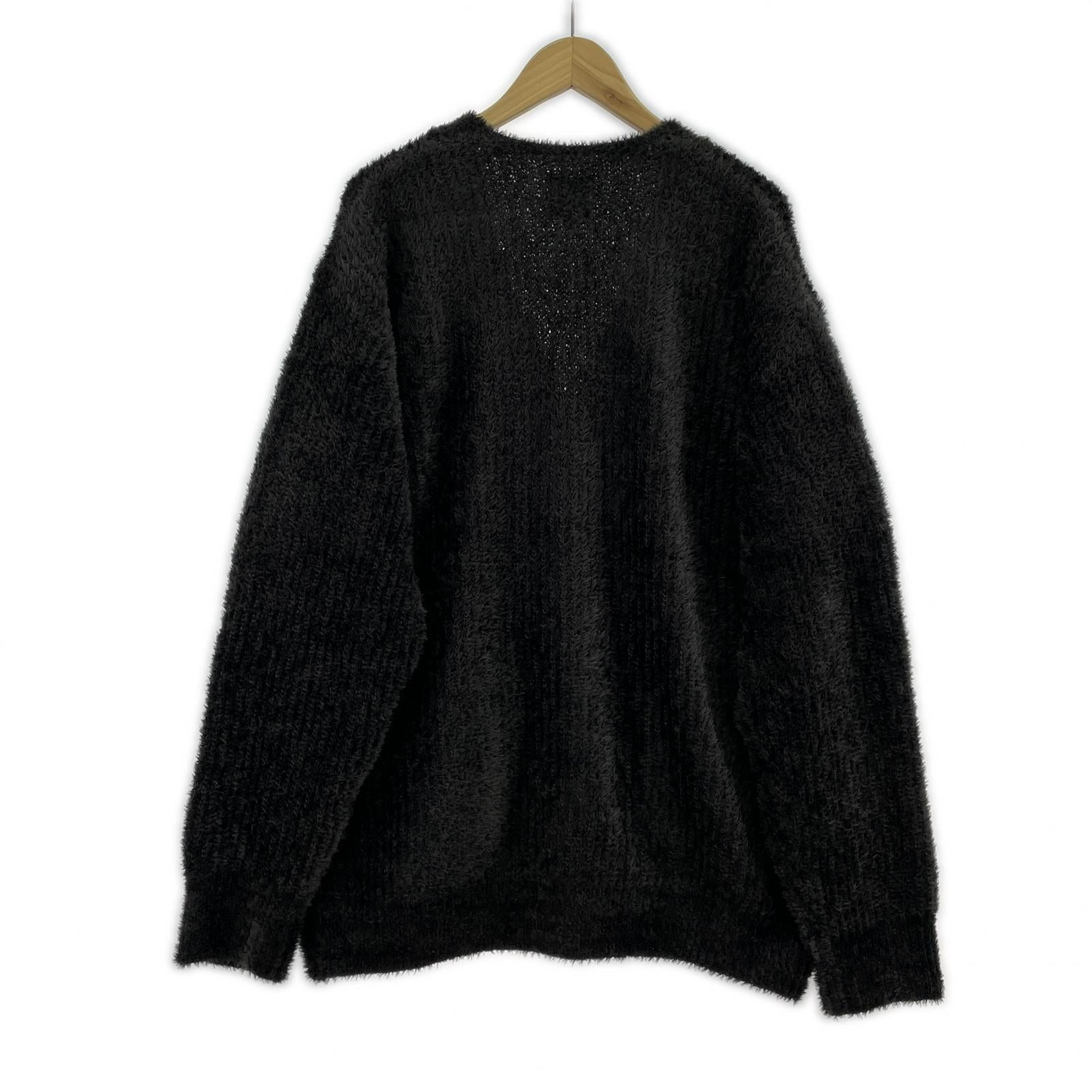 ジャケット オルタナティブフェザーカーディガン (L) 黒 L ブラック