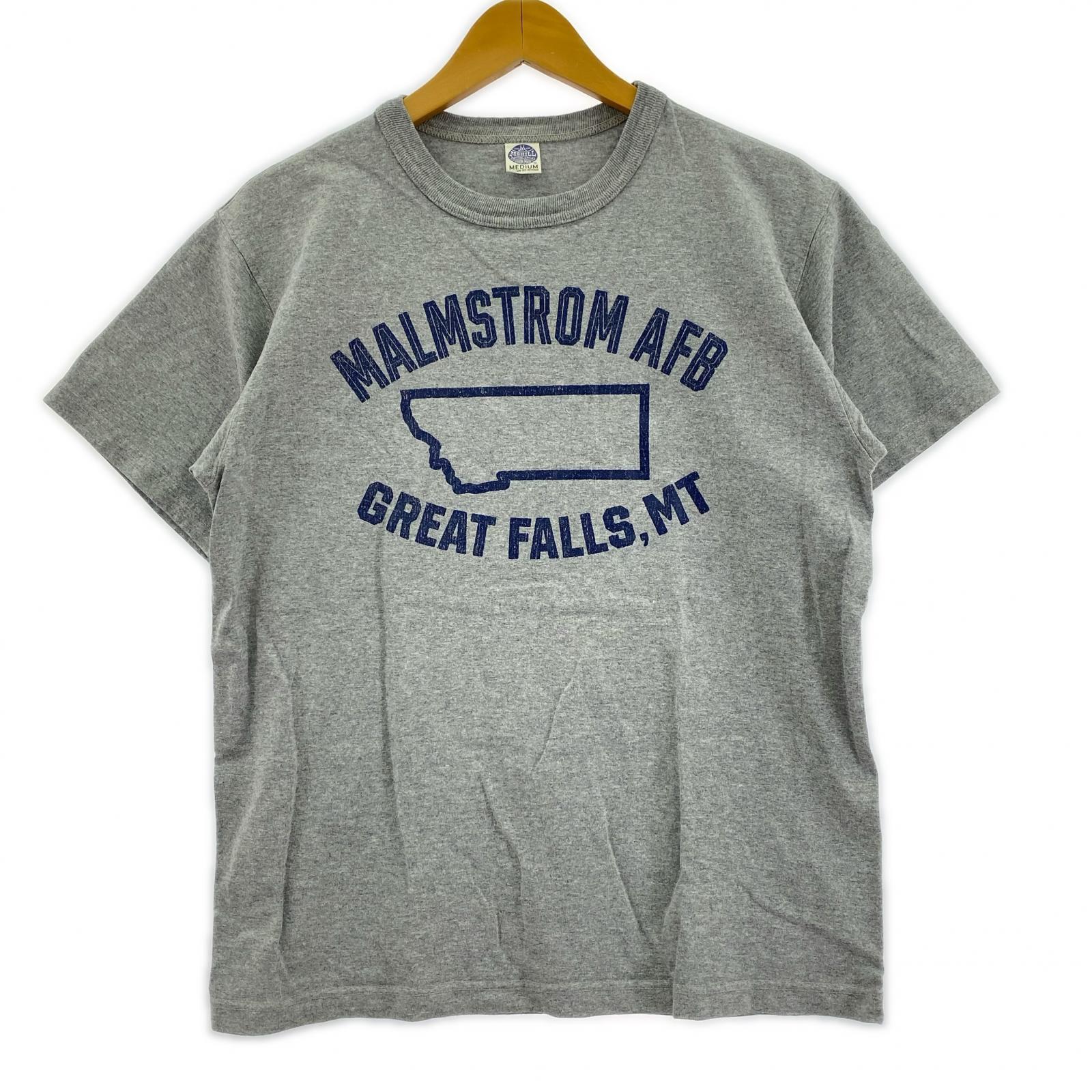 半袖Tシャツ MALMSTROM AFB 灰(M) M グレー