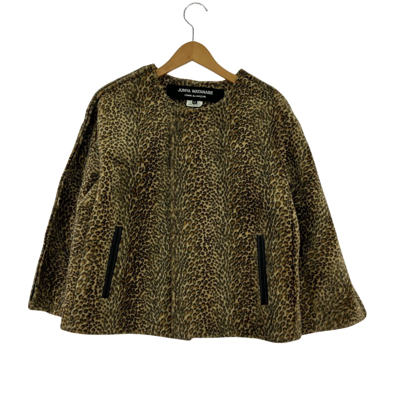 ブルゾン レオパードハラコ size XS ブラウン