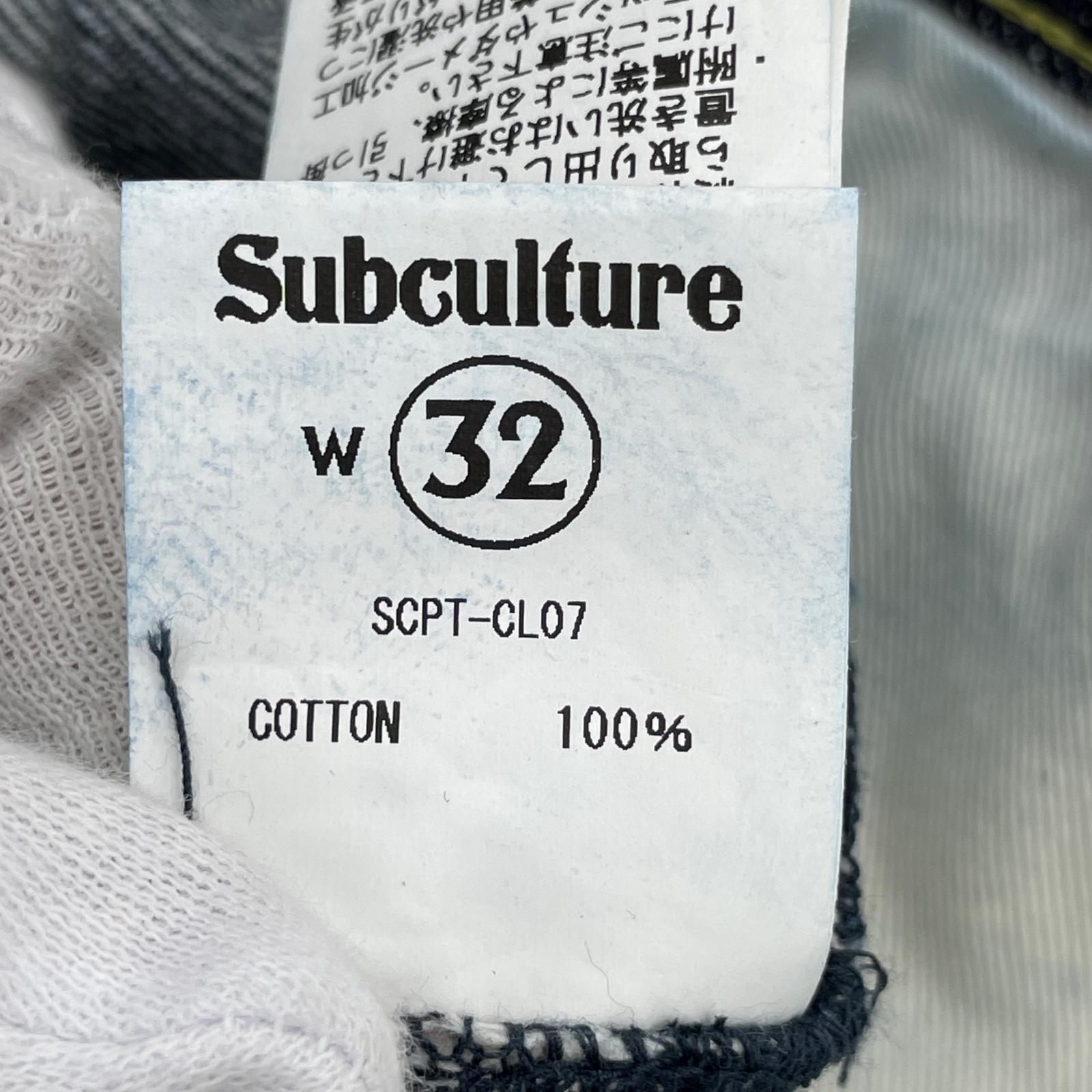 デニムパンツ SUBCULTURE 4701XX デニムパンツ 32 ネイビー