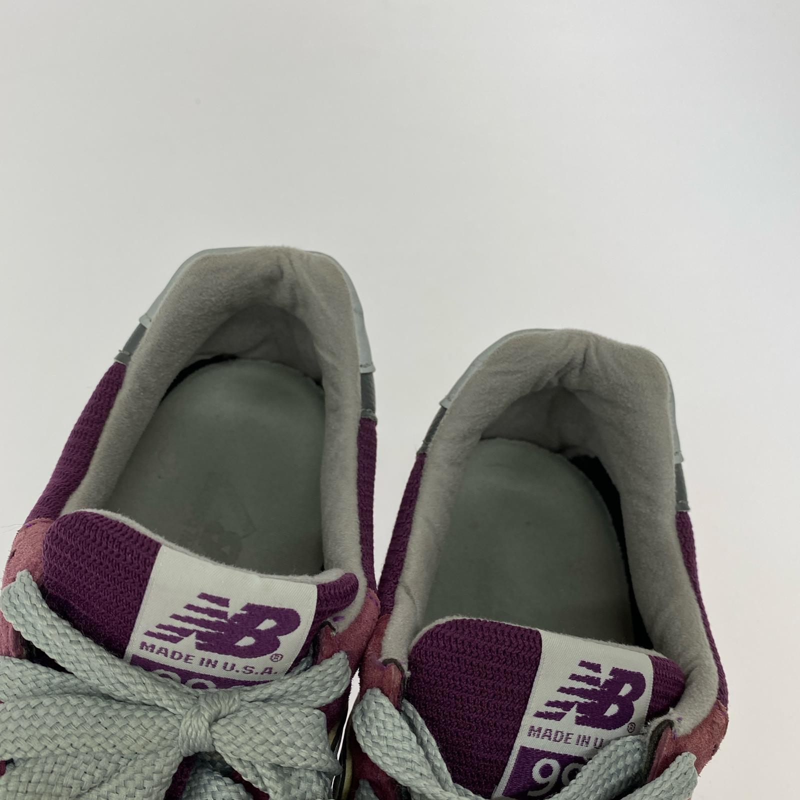 スニーカー NEW BALANCE 996 made in USA M996CRB 紫 (27.5) 27.5cm (US9 1/2 UK9 EU45)