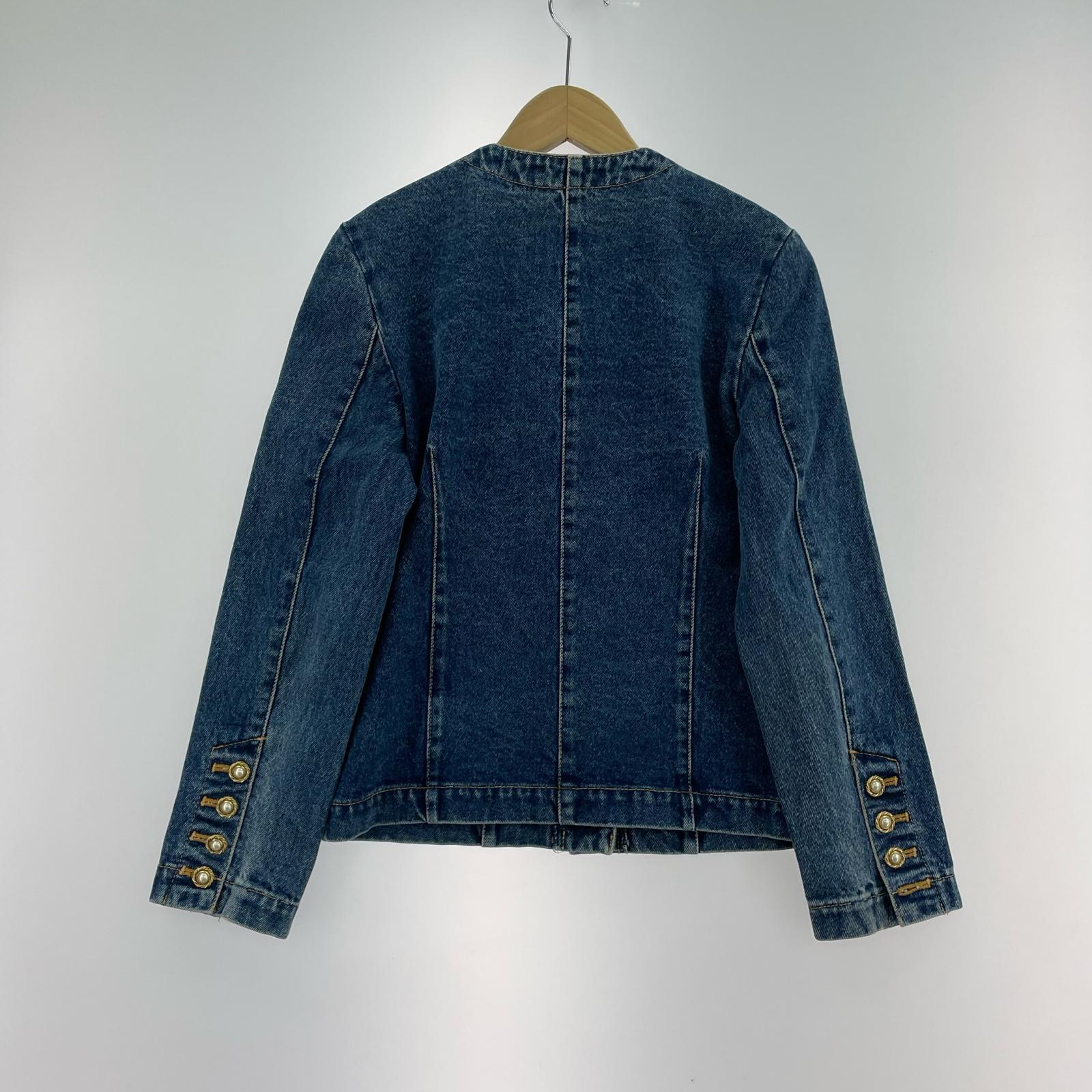 ジャケット 金ボダン OLDデニムジャケット ブルー