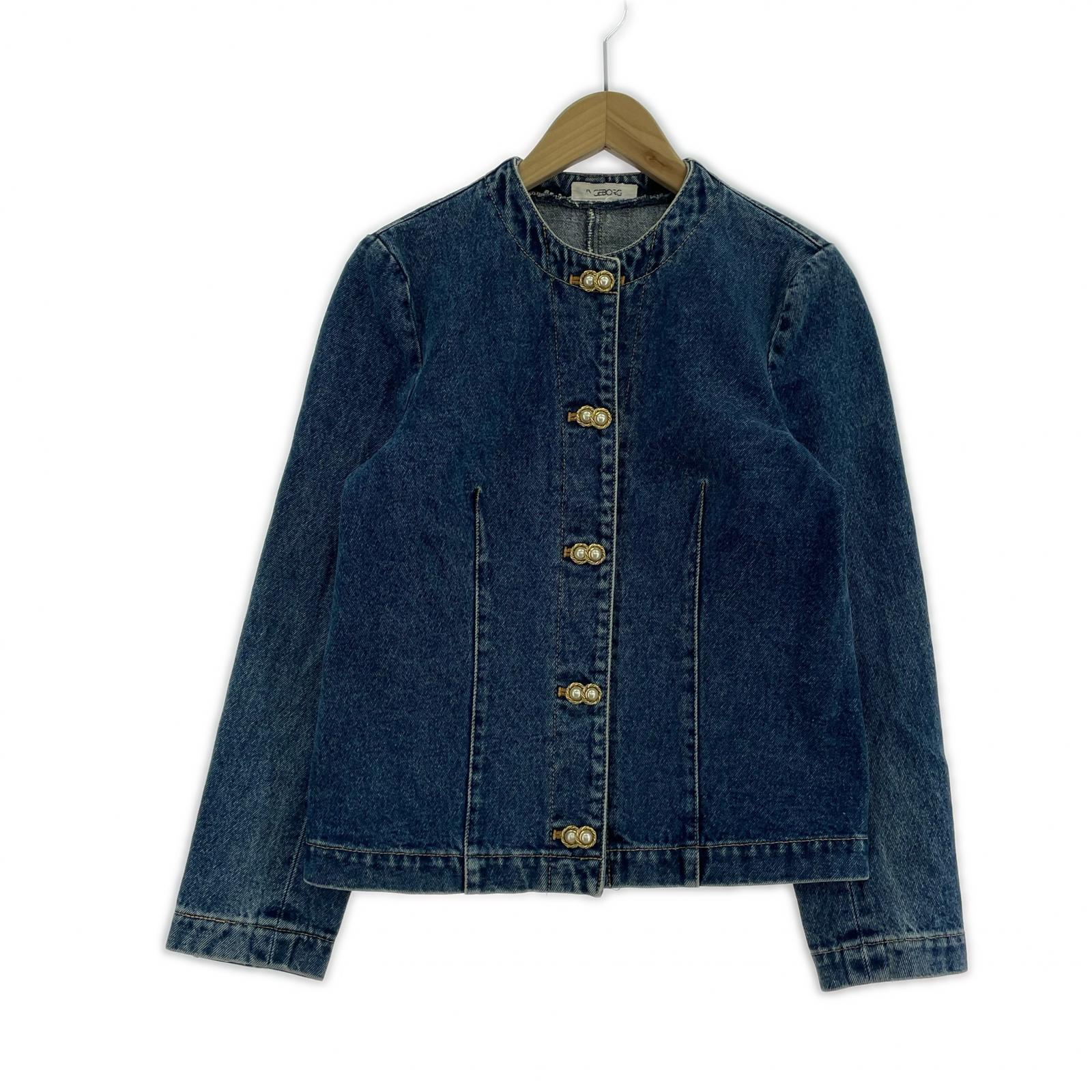 ジャケット 金ボダン OLDデニムジャケット ブルー