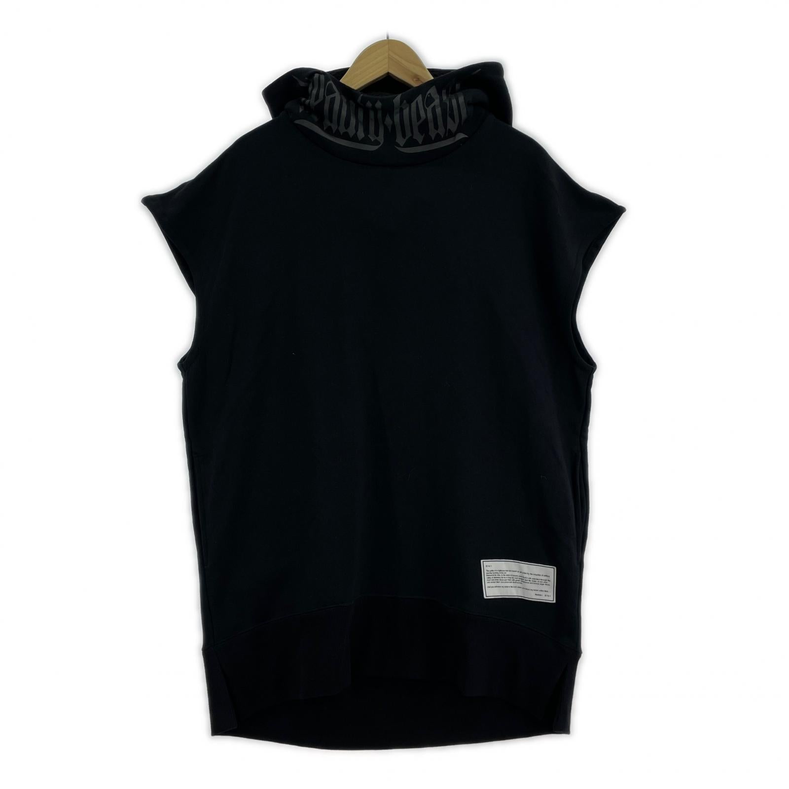その他トップス BEAUTY BEAST ESSENTIAL SLEEVELESS HI-HOODIE L 黒 L ブラック